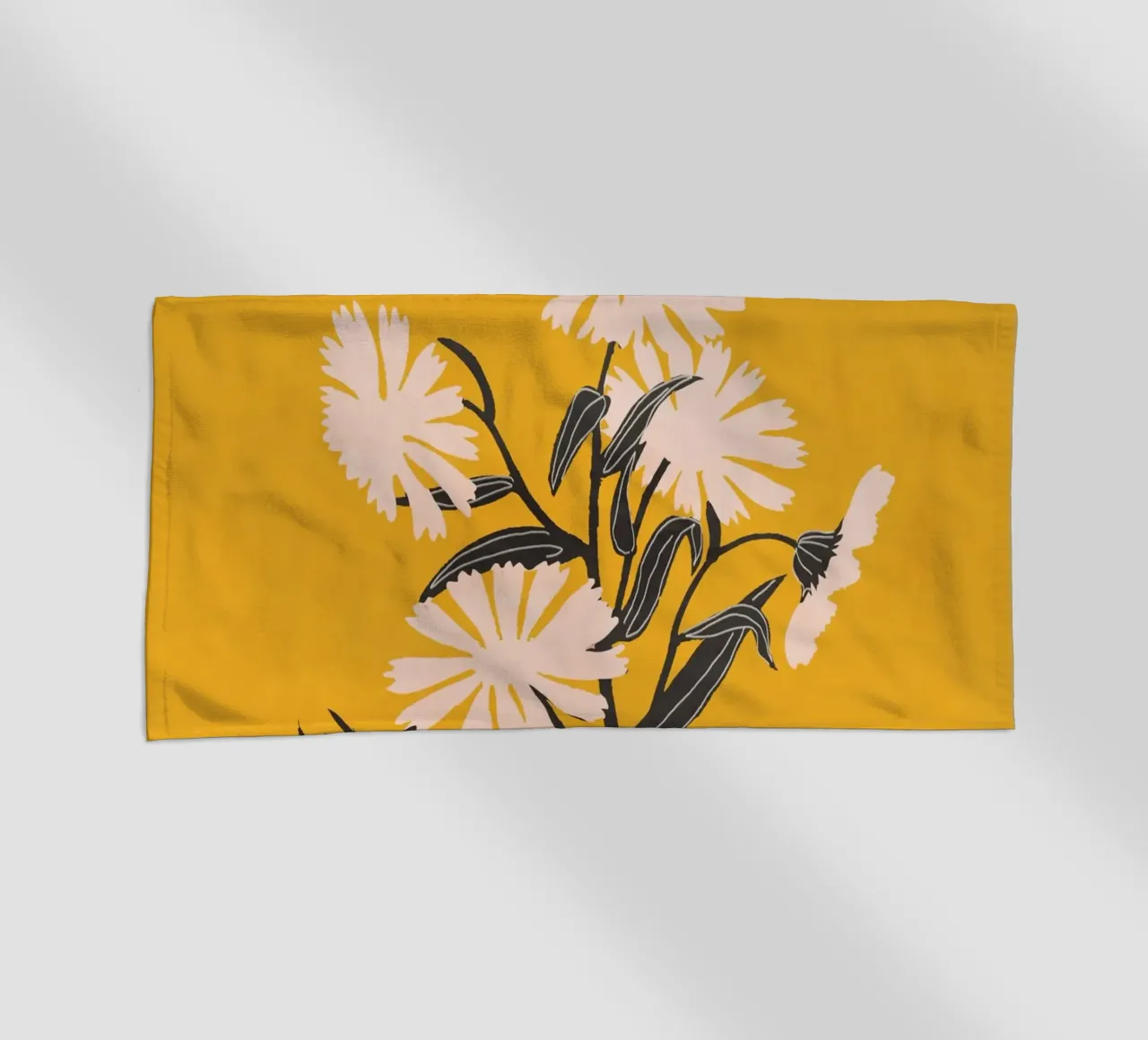 Fiori minimali telo mare da ThingDesign