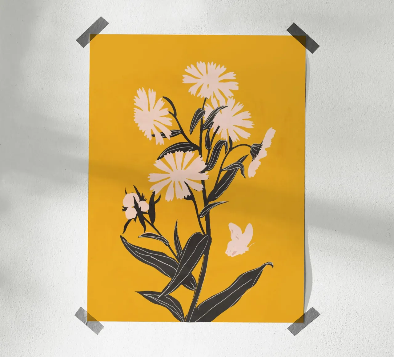 Fiori minimali carta hahnemühle da ThingDesign