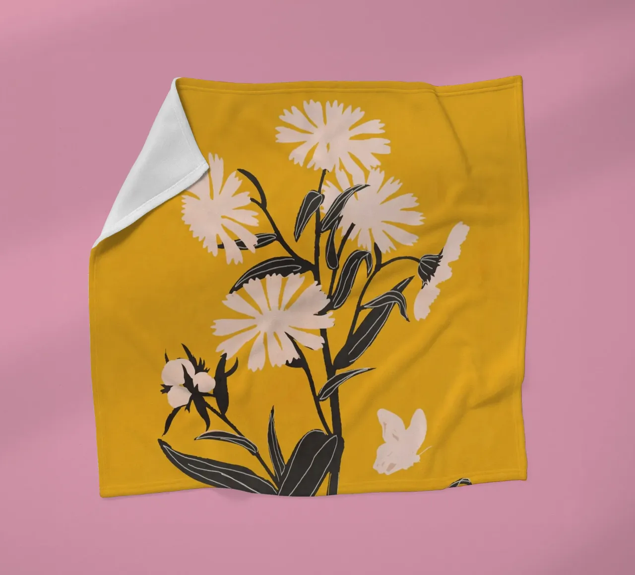 Fiori minimali coperta in pile da ThingDesign
