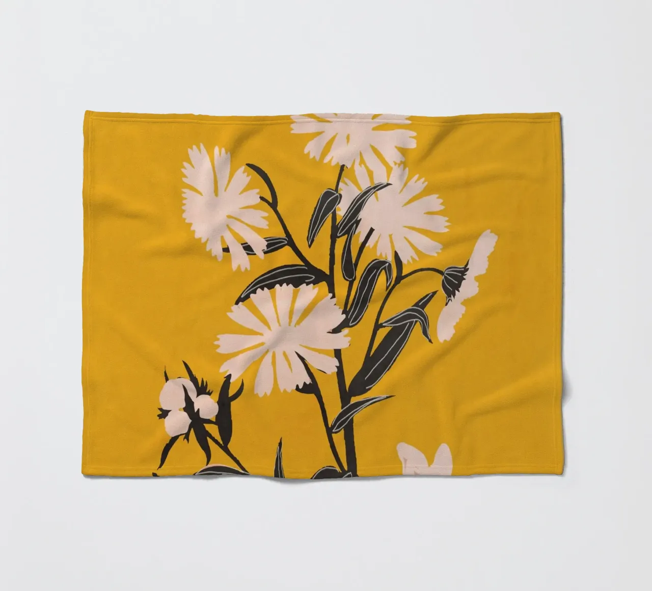 Fiori minimali coperta in pile da ThingDesign