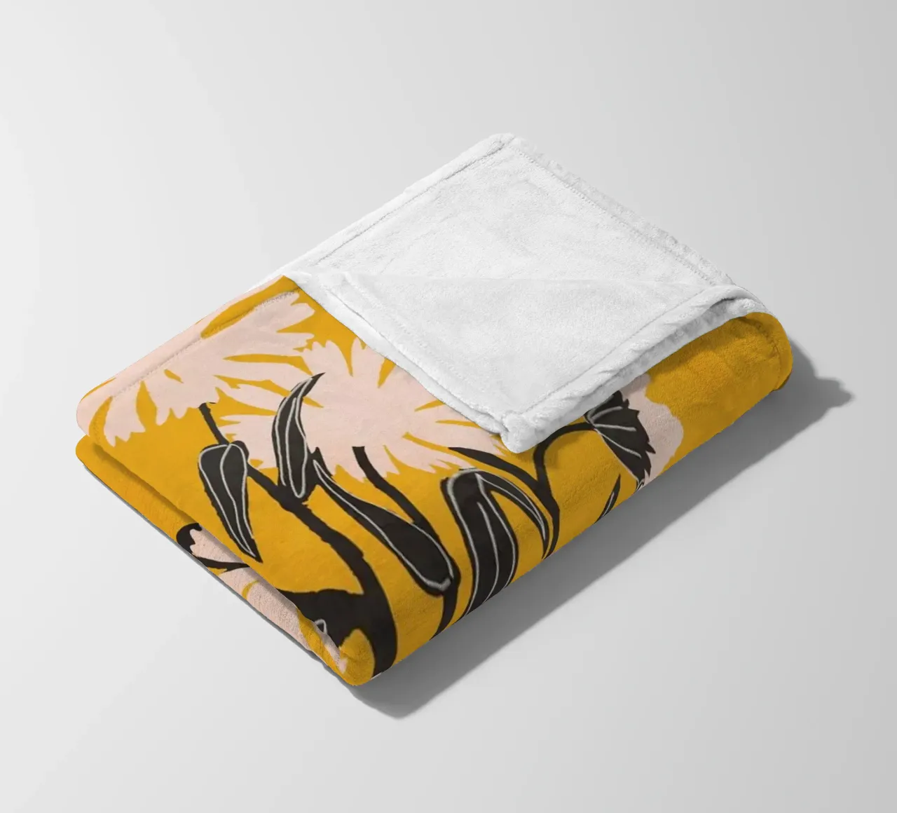 Fiori minimali coperta in pile da ThingDesign