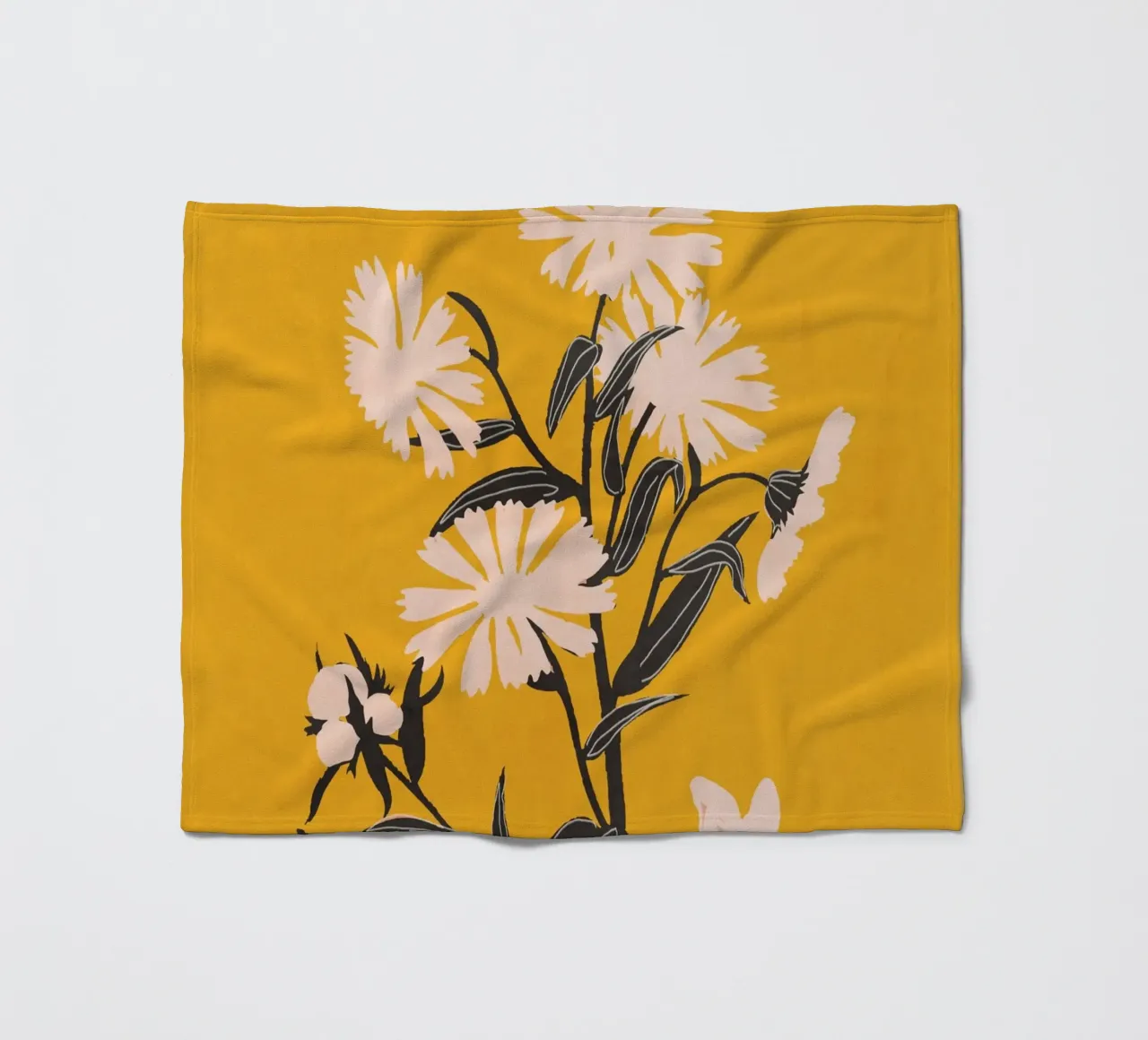 Fiori minimali coperta in pile da ThingDesign