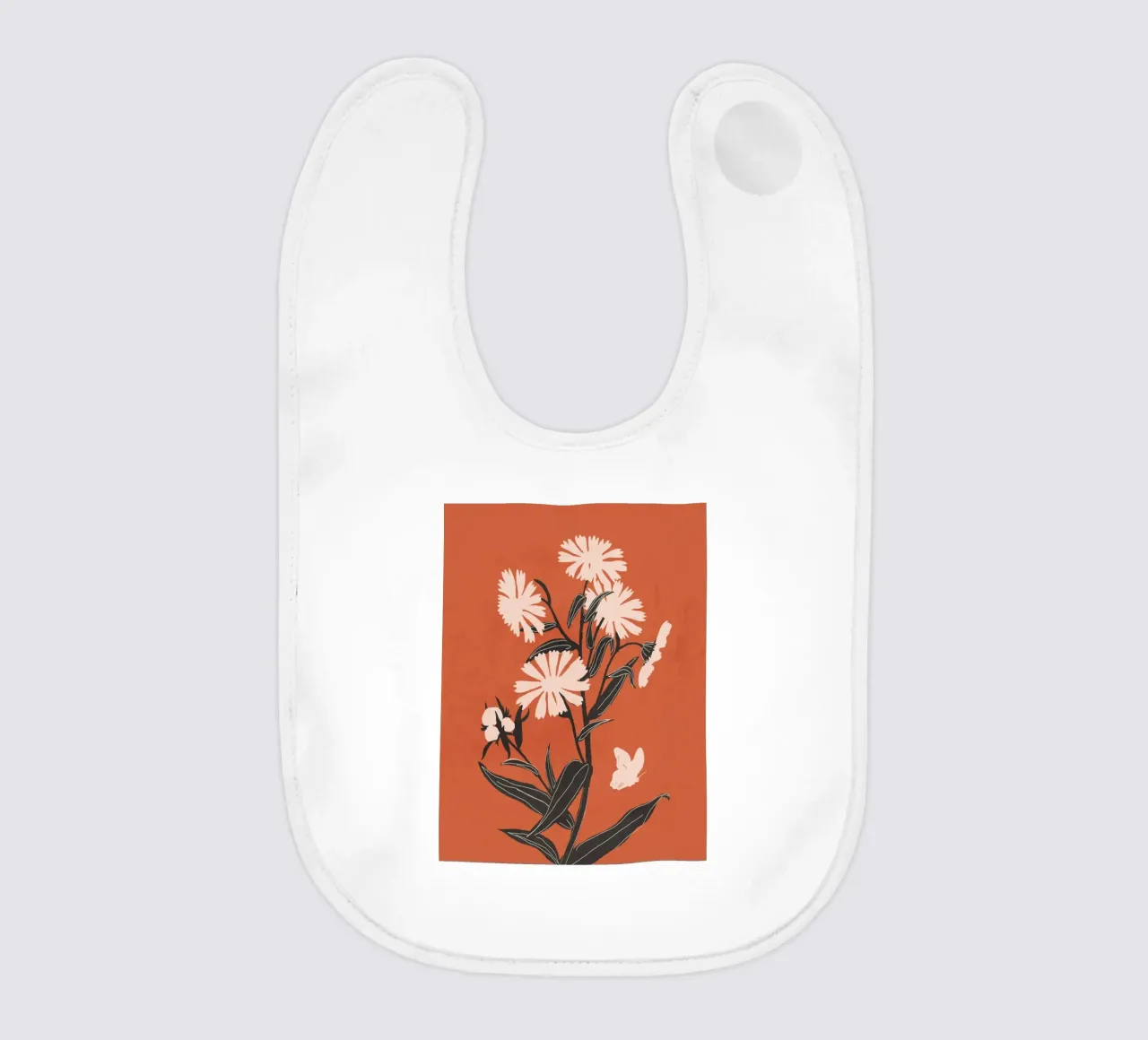 Fiori minimali bavaglino da ThingDesign