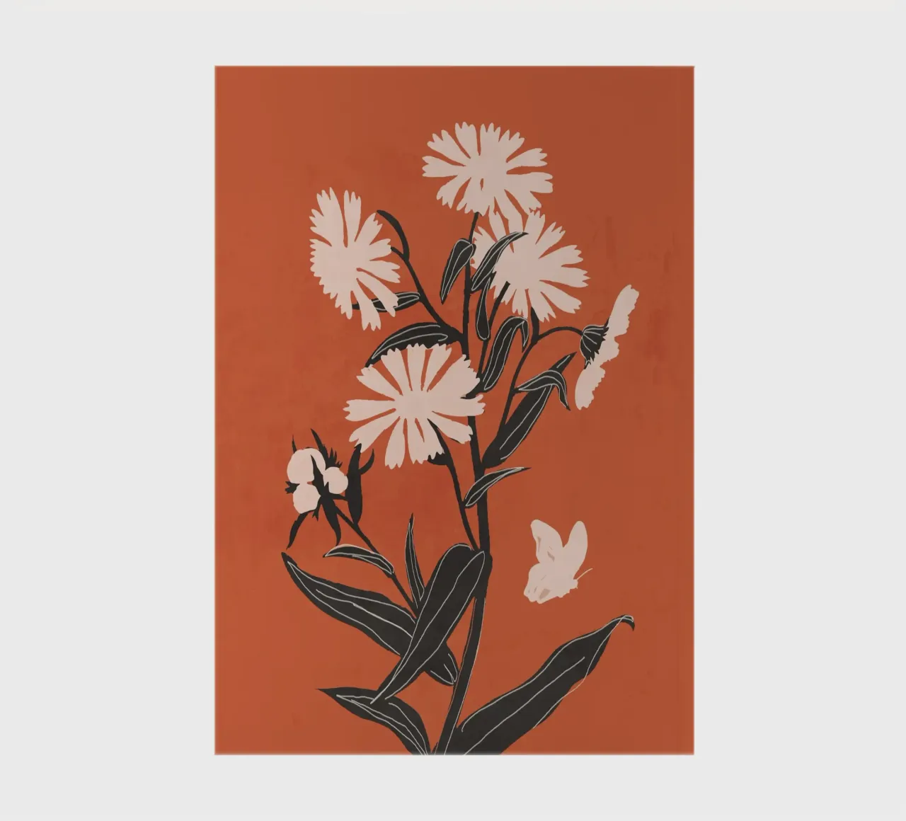 Minimal Flowers notebook by ThingDesign