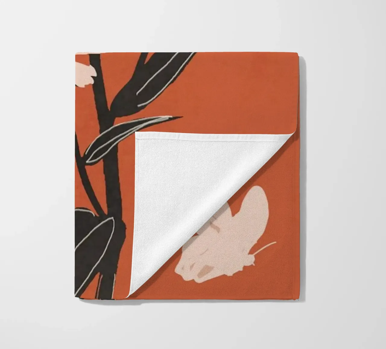 Fiori minimali telo mare da ThingDesign
