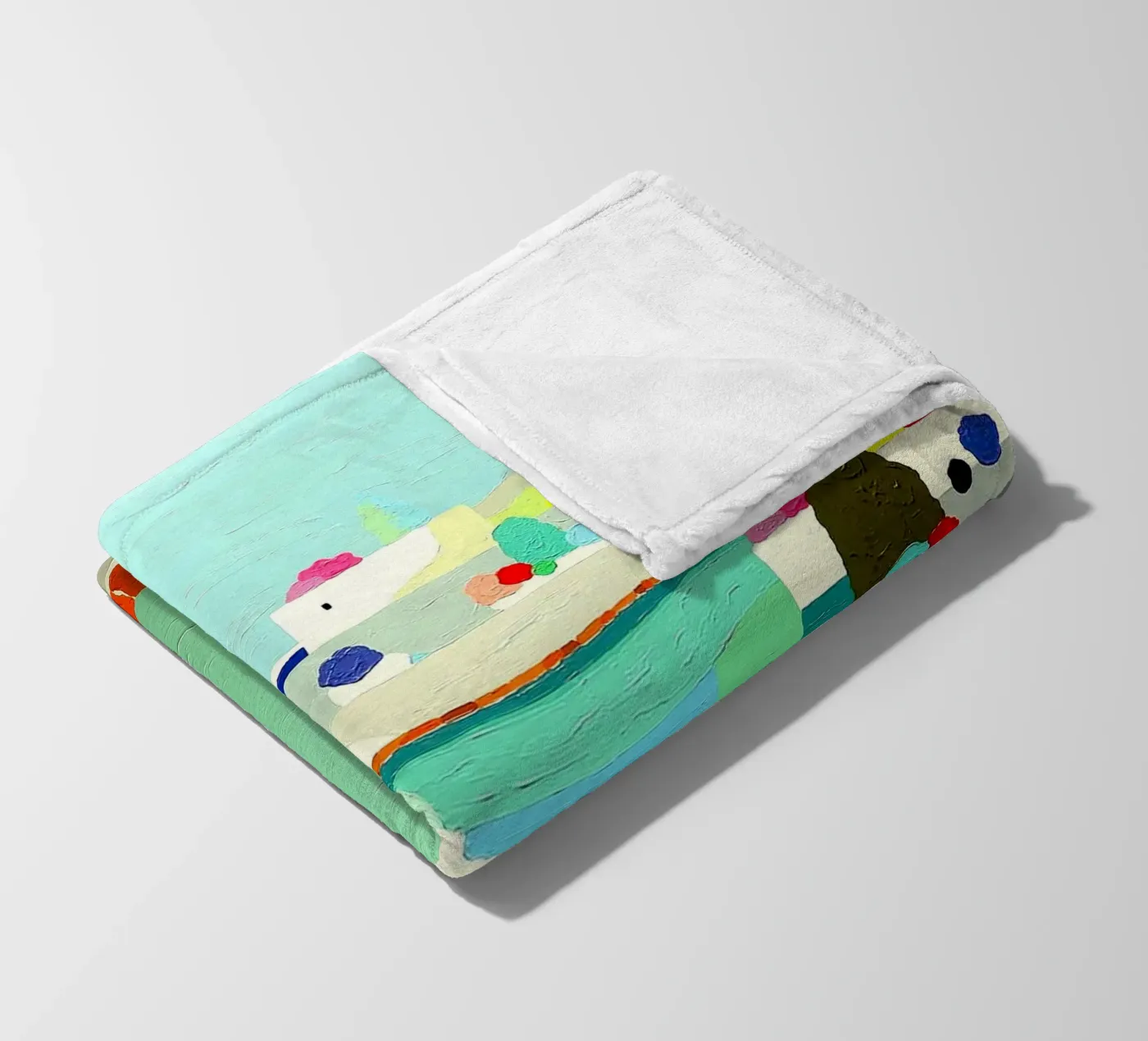 Between Two Waters fleece blanket by Ettyhmoz