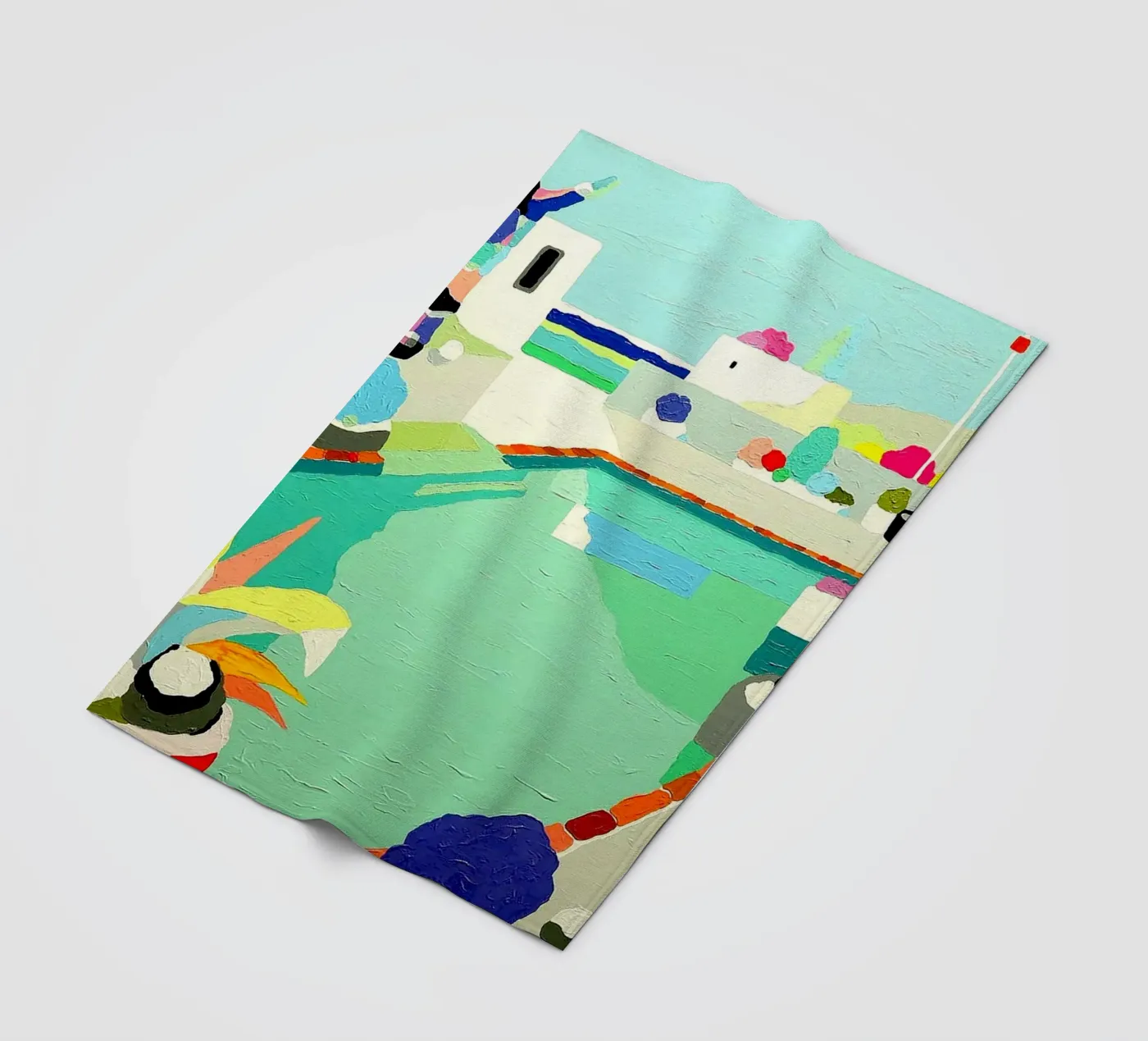 Between Two Waters fleece blanket by Ettyhmoz