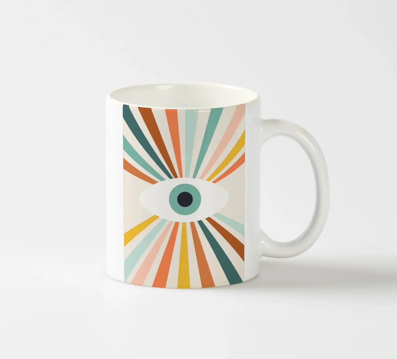 All Seeing Evil Eye - earthy tazza in ceramica da Gale Switzer
