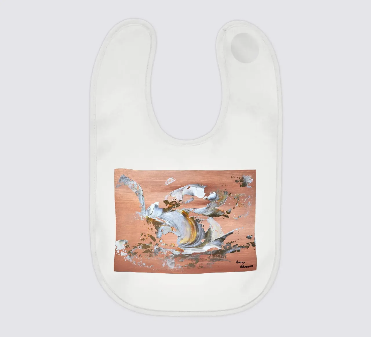 MESSAGE FROM THE HEART 16 bavaglino da Thierry Vobmann Abstract painting