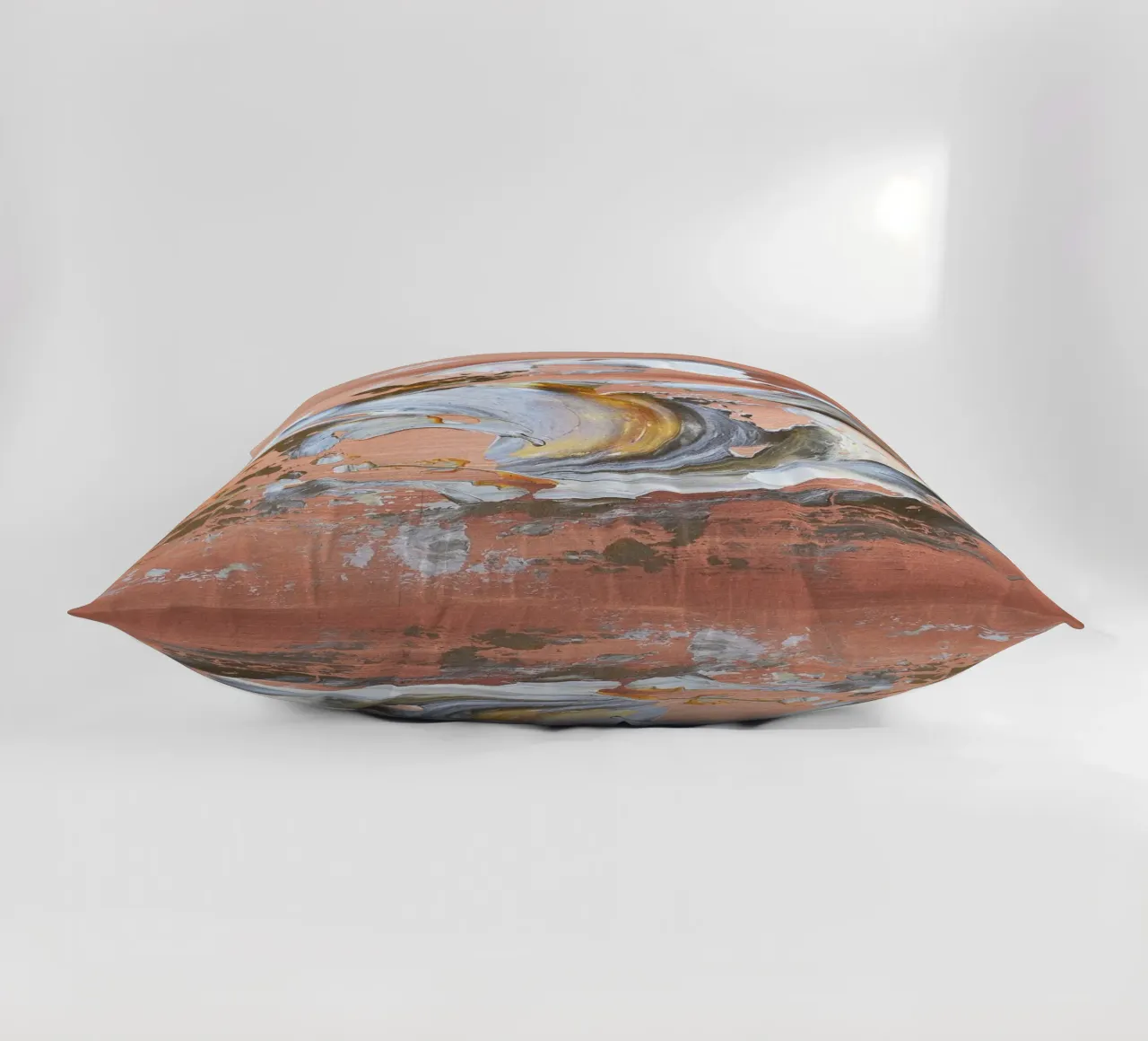 MESSAGE FROM THE HEART 16 coussin de Thierry Vobmann Abstract painting