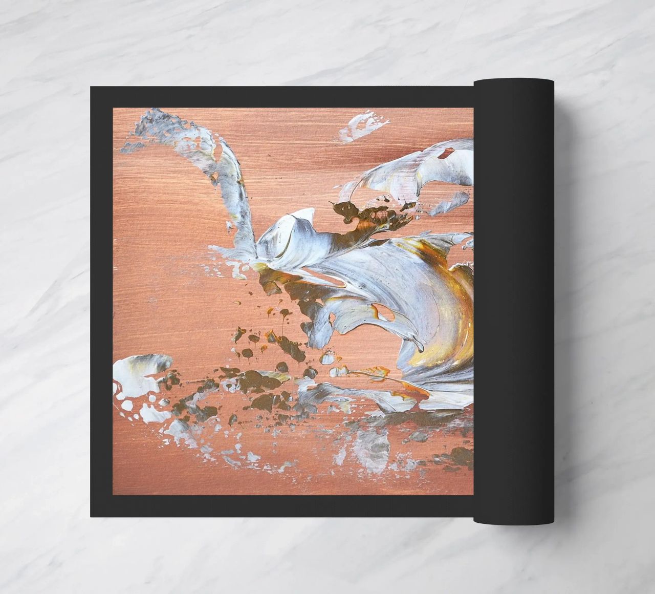 MESSAGE FROM THE HEART 16 zerbino da Thierry Vobmann Abstract painting