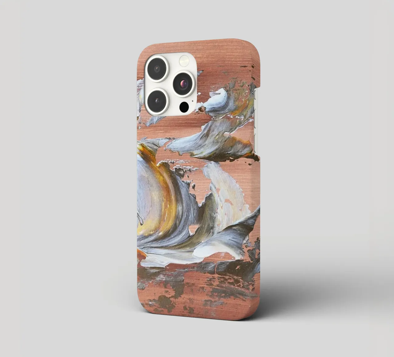 MESSAGE FROM THE HEART 16 iPhone Hülle von Thierry Vobmann Abstract painting