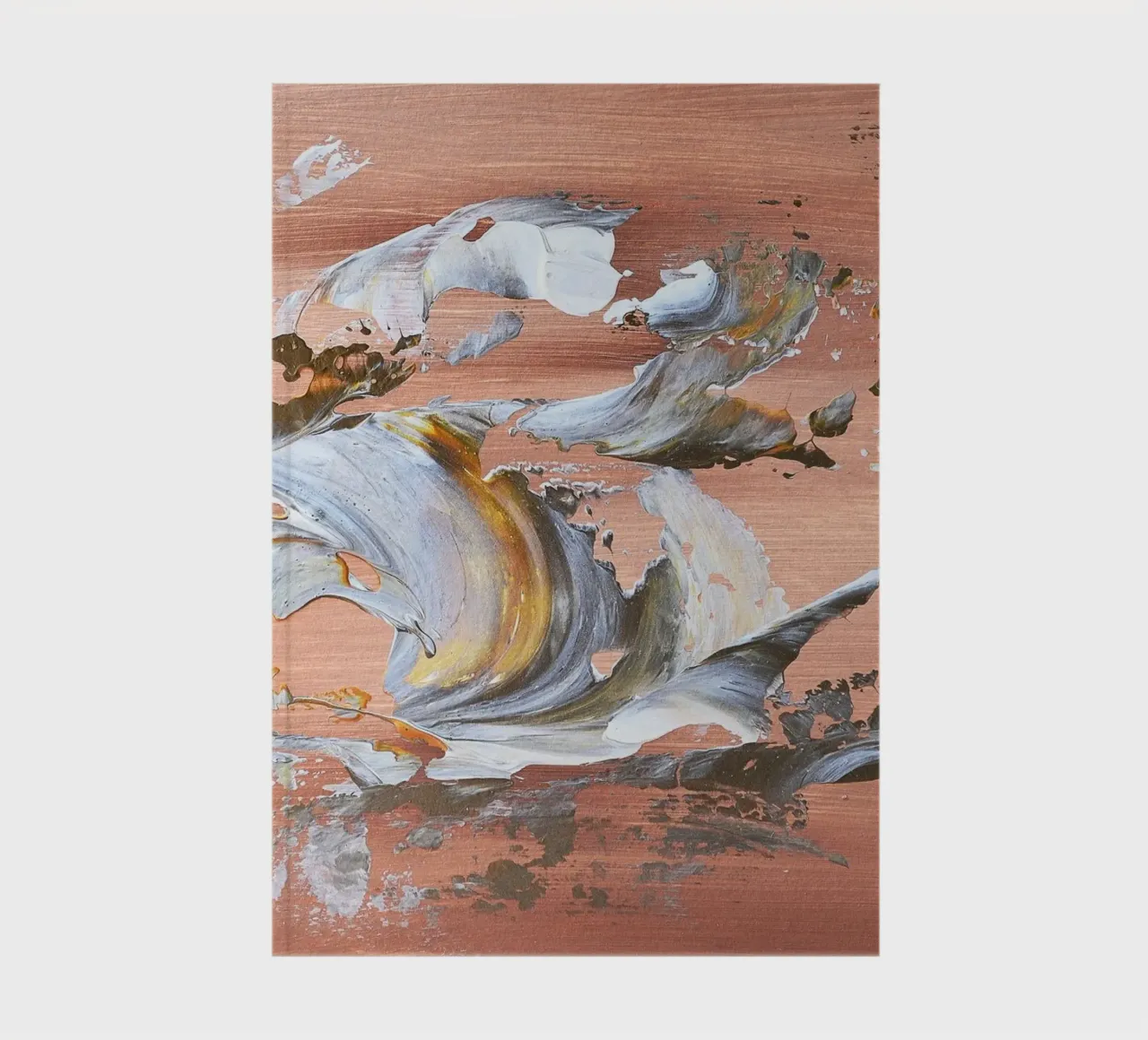 MESSAGE FROM THE HEART 16 notebook by Thierry Vobmann Abstract painting