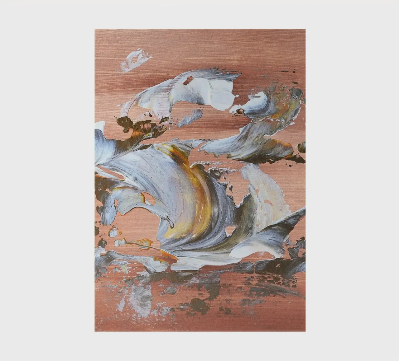 MESSAGE FROM THE HEART 16 notebook by Thierry Vobmann Abstract painting