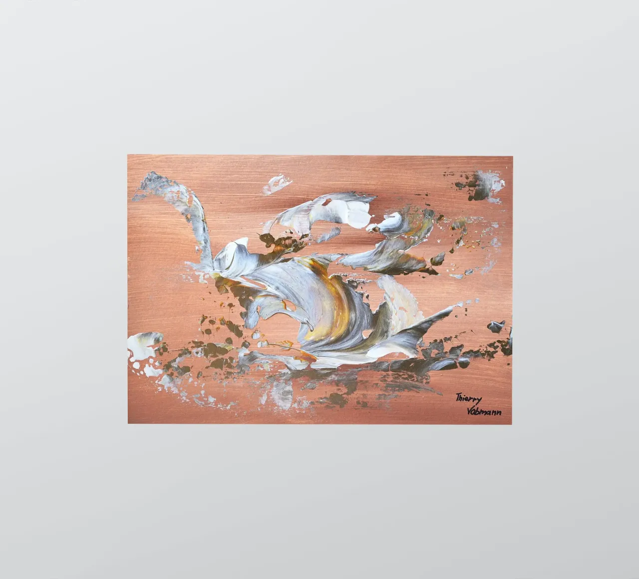 MESSAGE FROM THE HEART 16 adesivo da Thierry Vobmann Abstract painting