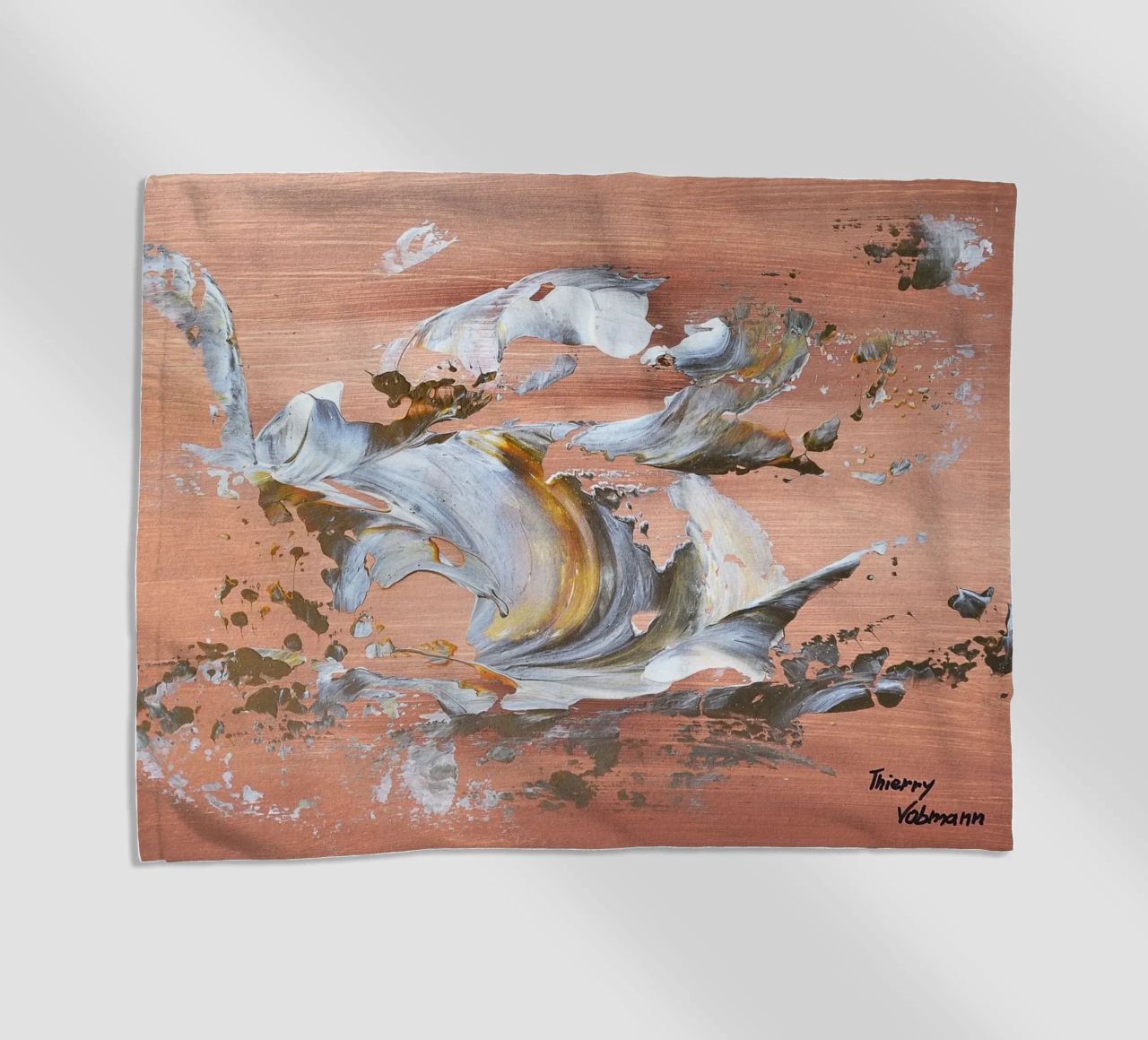 MESSAGE FROM THE HEART 16 telo mare da Thierry Vobmann Abstract painting