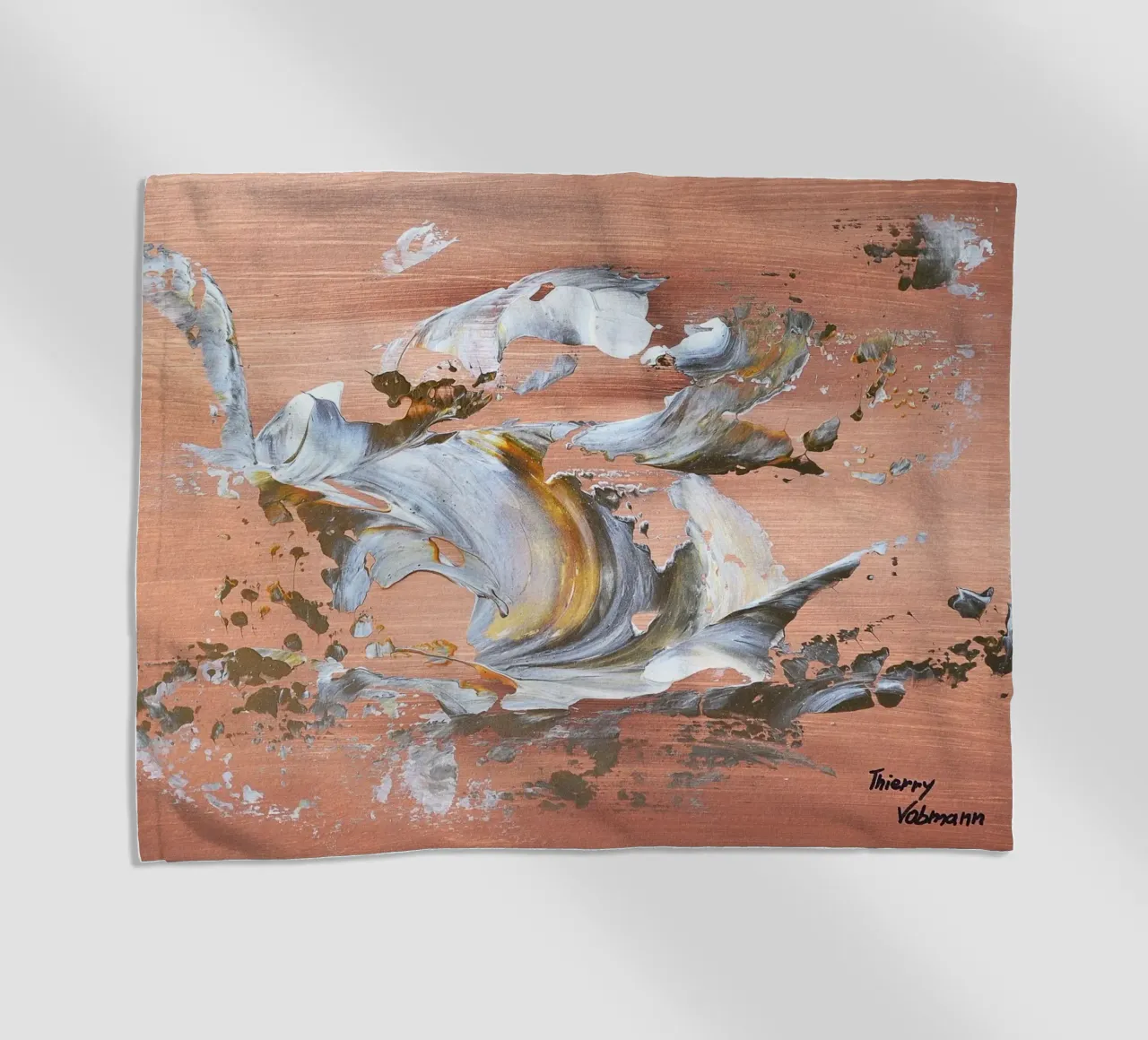 MESSAGE FROM THE HEART 16 telo mare da Thierry Vobmann Abstract painting