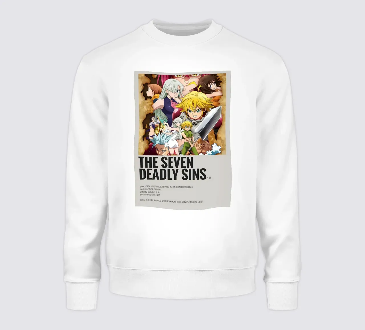 THE SEVEN DEADLY SINS 2014 felpa da Totoya