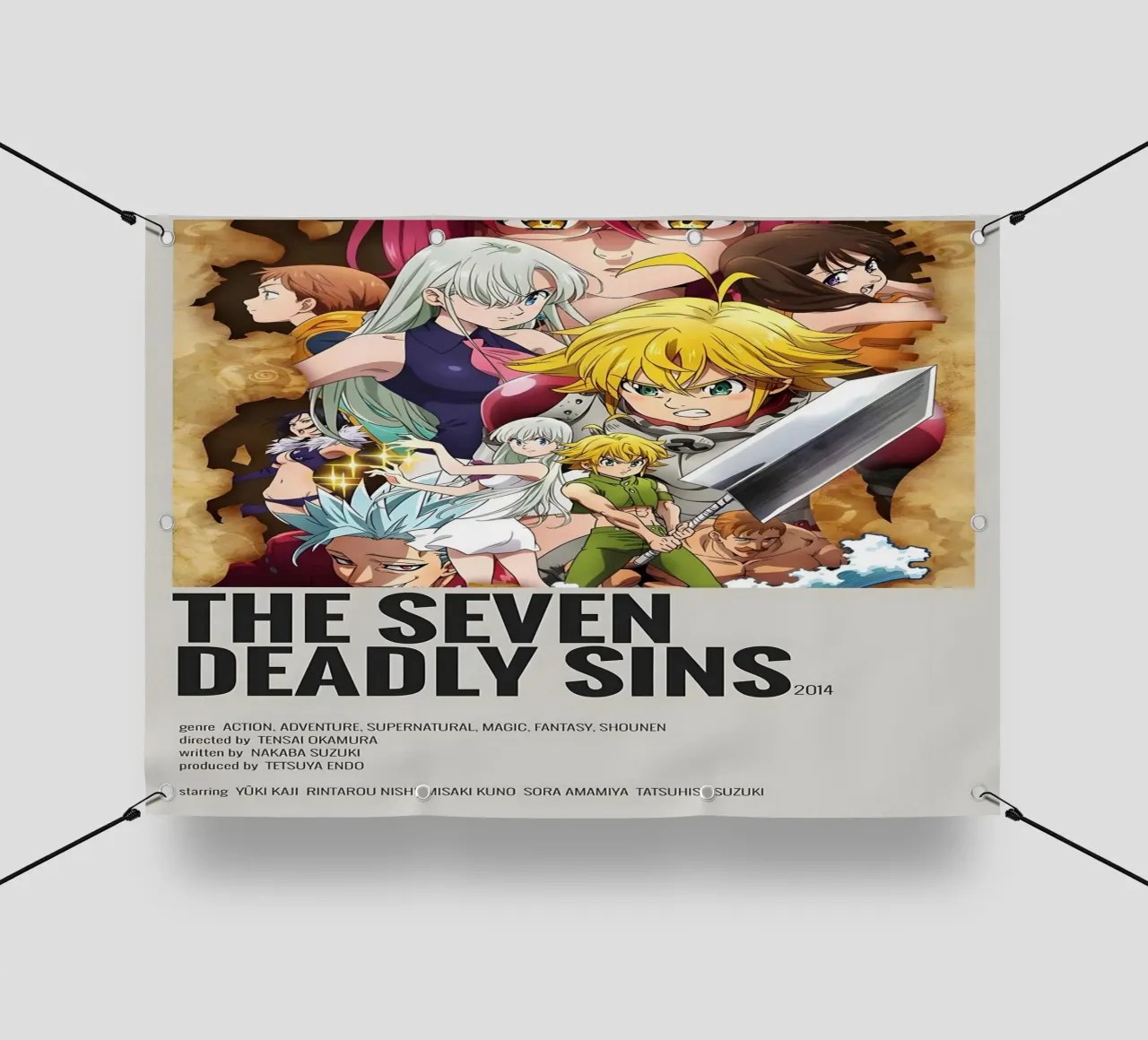 THE SEVEN DEADLY SINS 2014 telo in pvc da Totoya