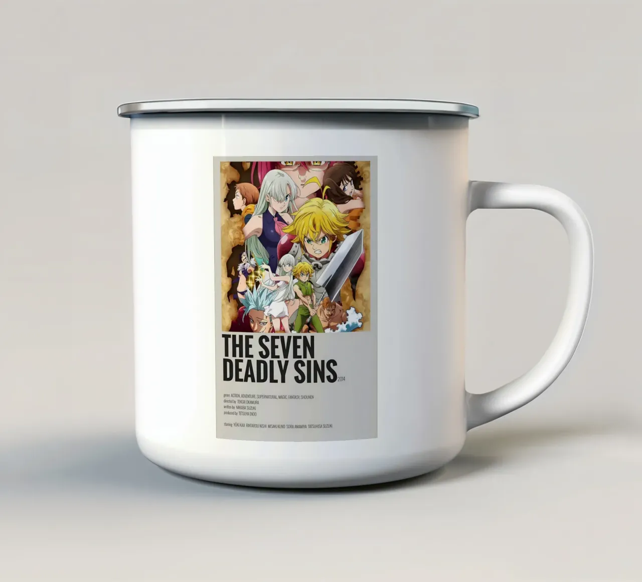 THE SEVEN DEADLY SINS 2014 tazza in smalto da Totoya