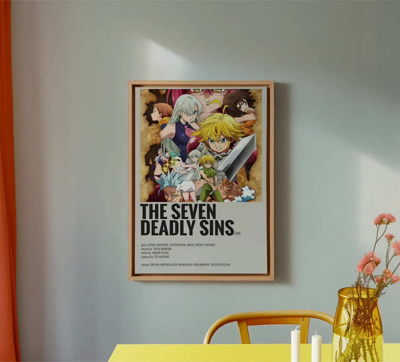 THE SEVEN DEADLY SINS 2014 tela da Totoya