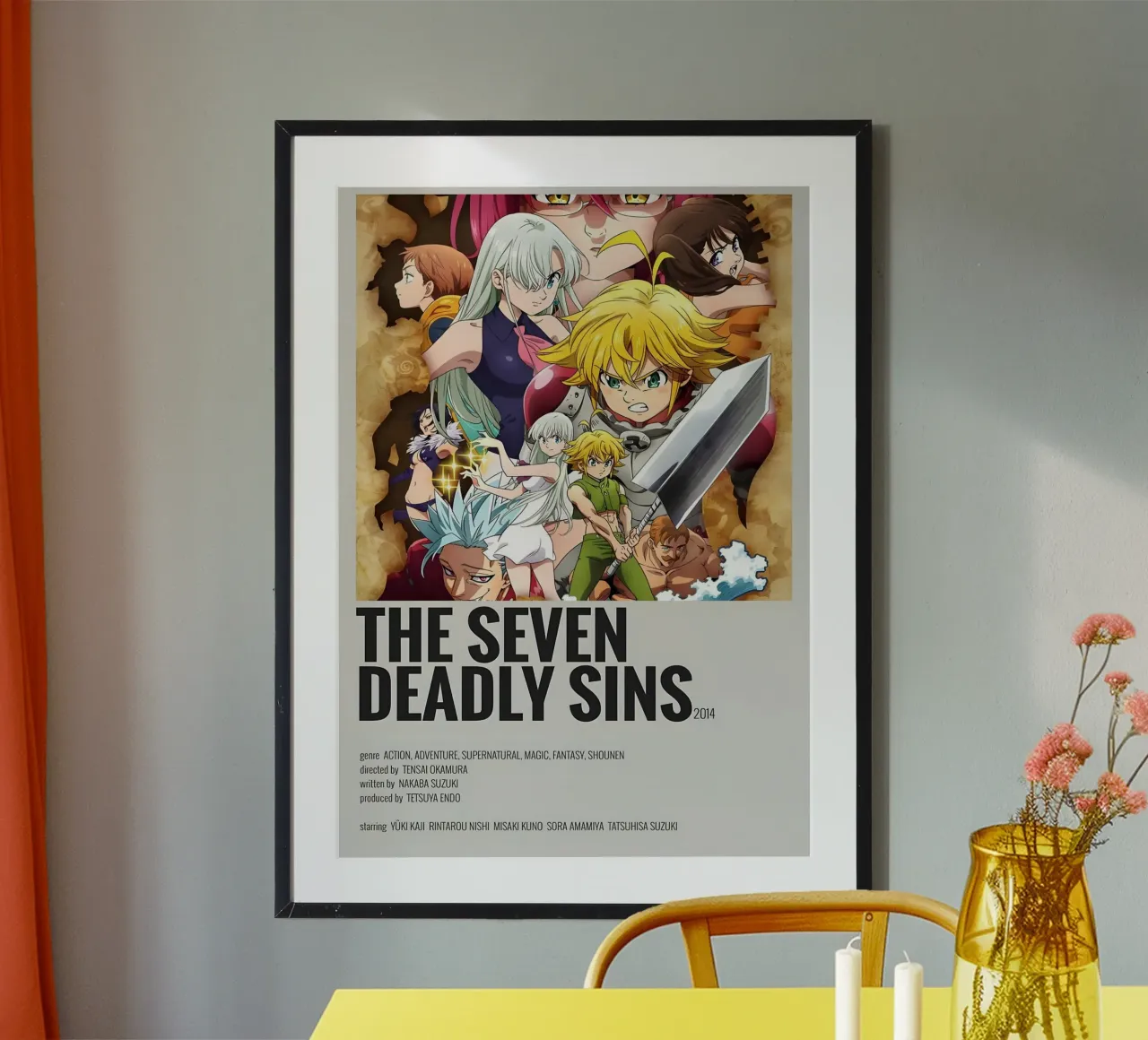 THE SEVEN DEADLY SINS 2014 poster da Totoya