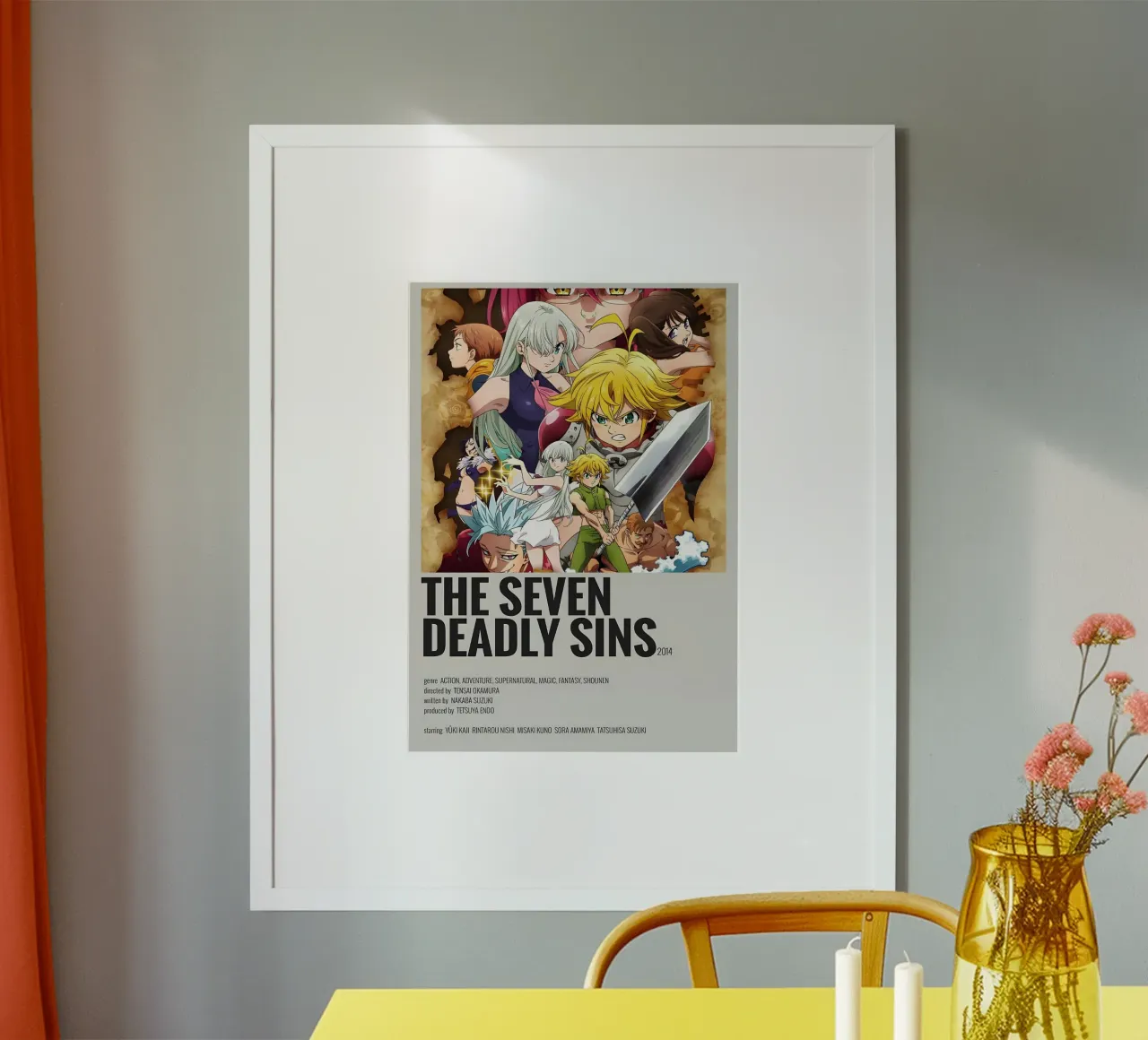 THE SEVEN DEADLY SINS 2014 poster da Totoya