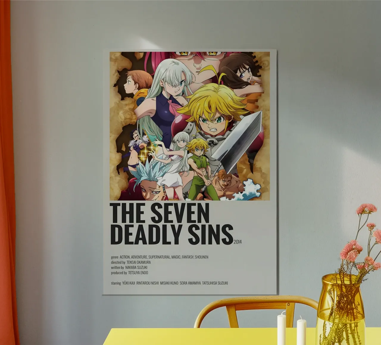 THE SEVEN DEADLY SINS 2014 poster da Totoya