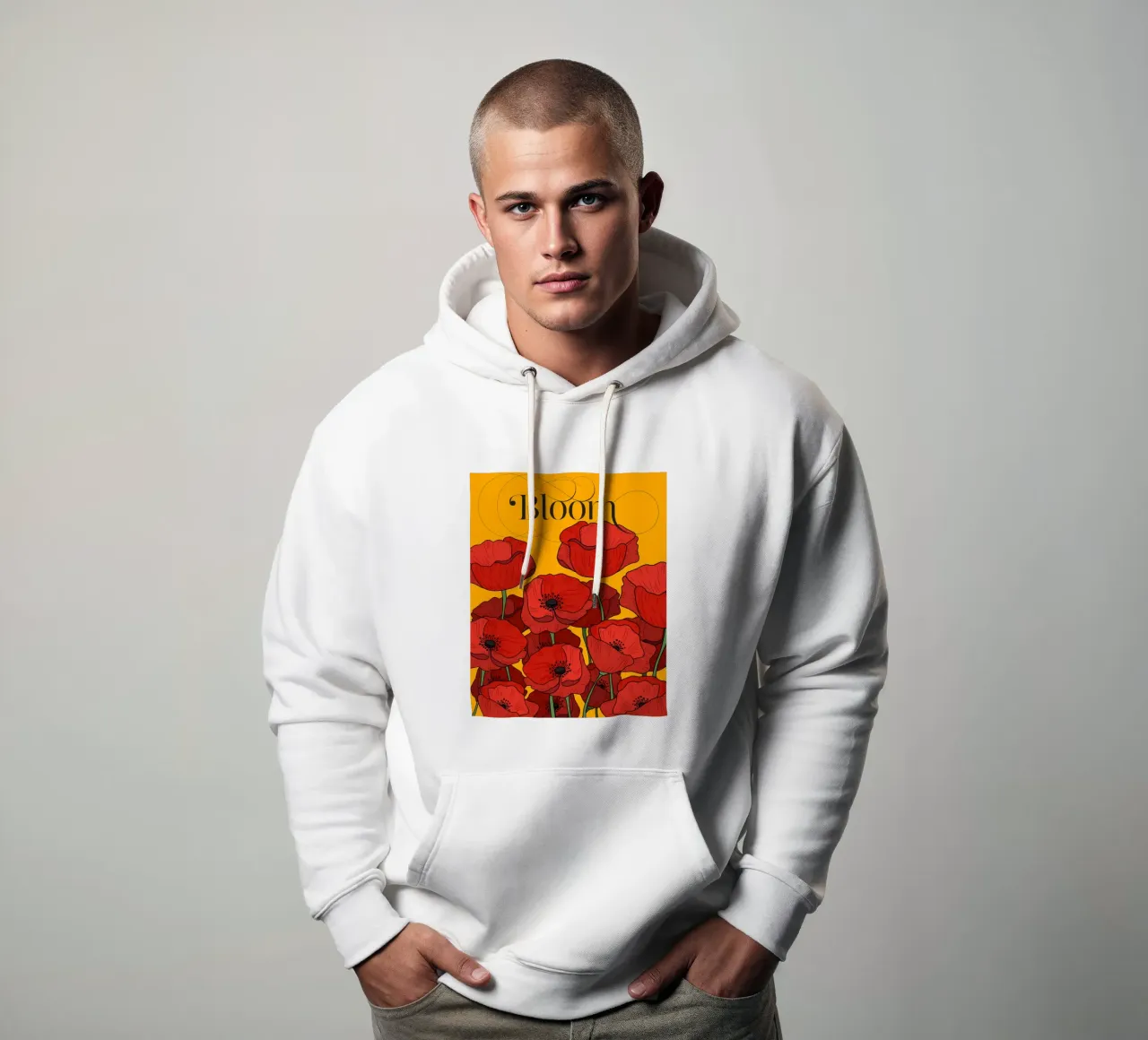 Bloom felpa con cappuccio da designdn