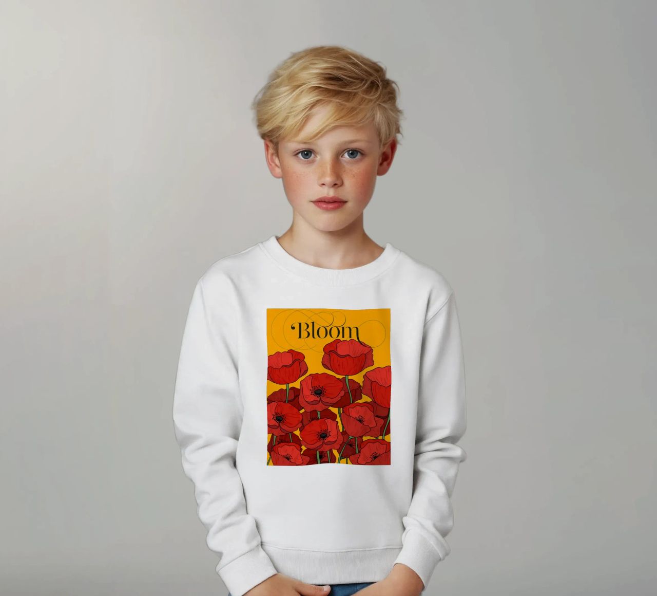 Bloom felpa bambino da designdn