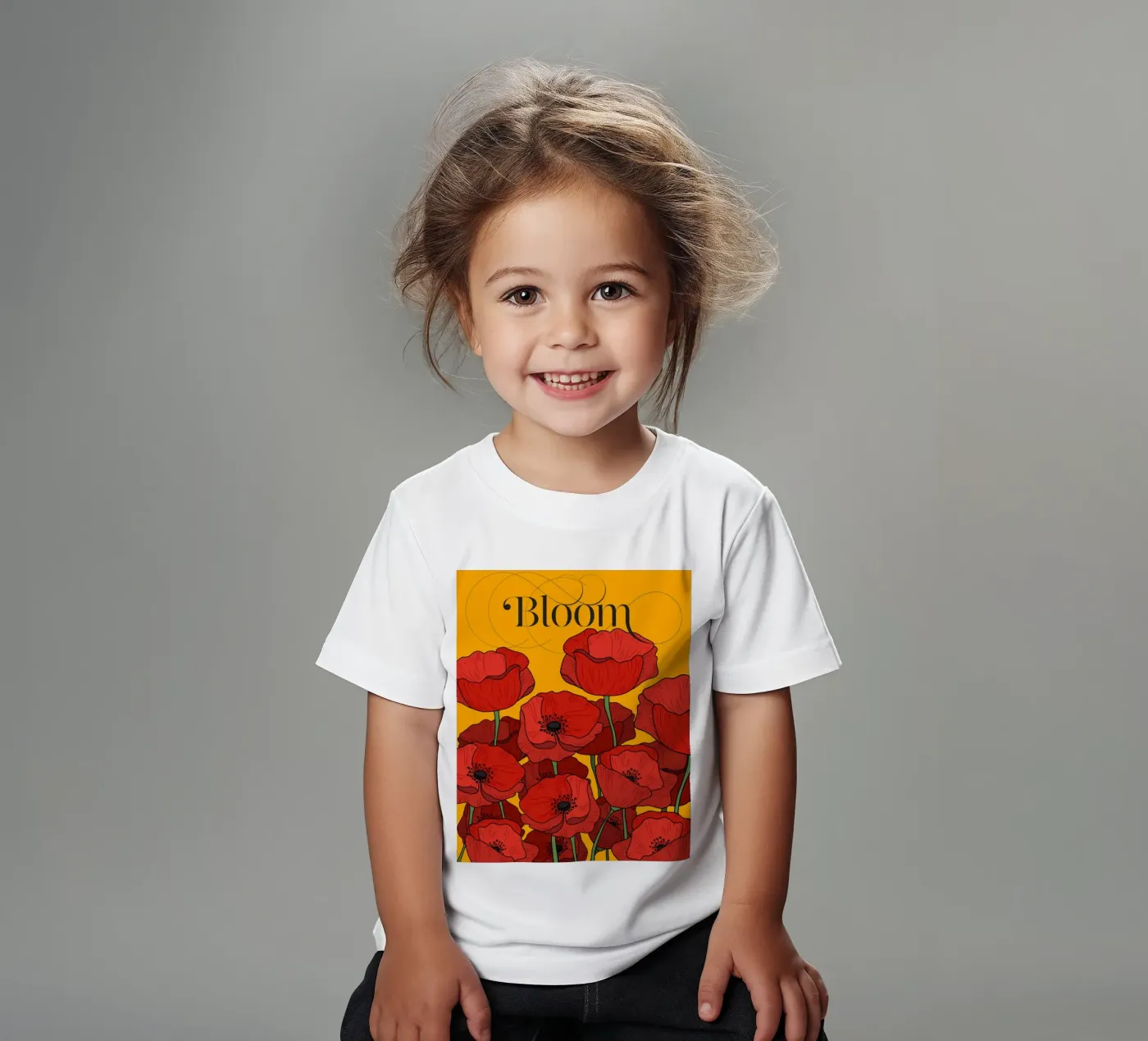 Bloom t-shirt bambini da DesigndN