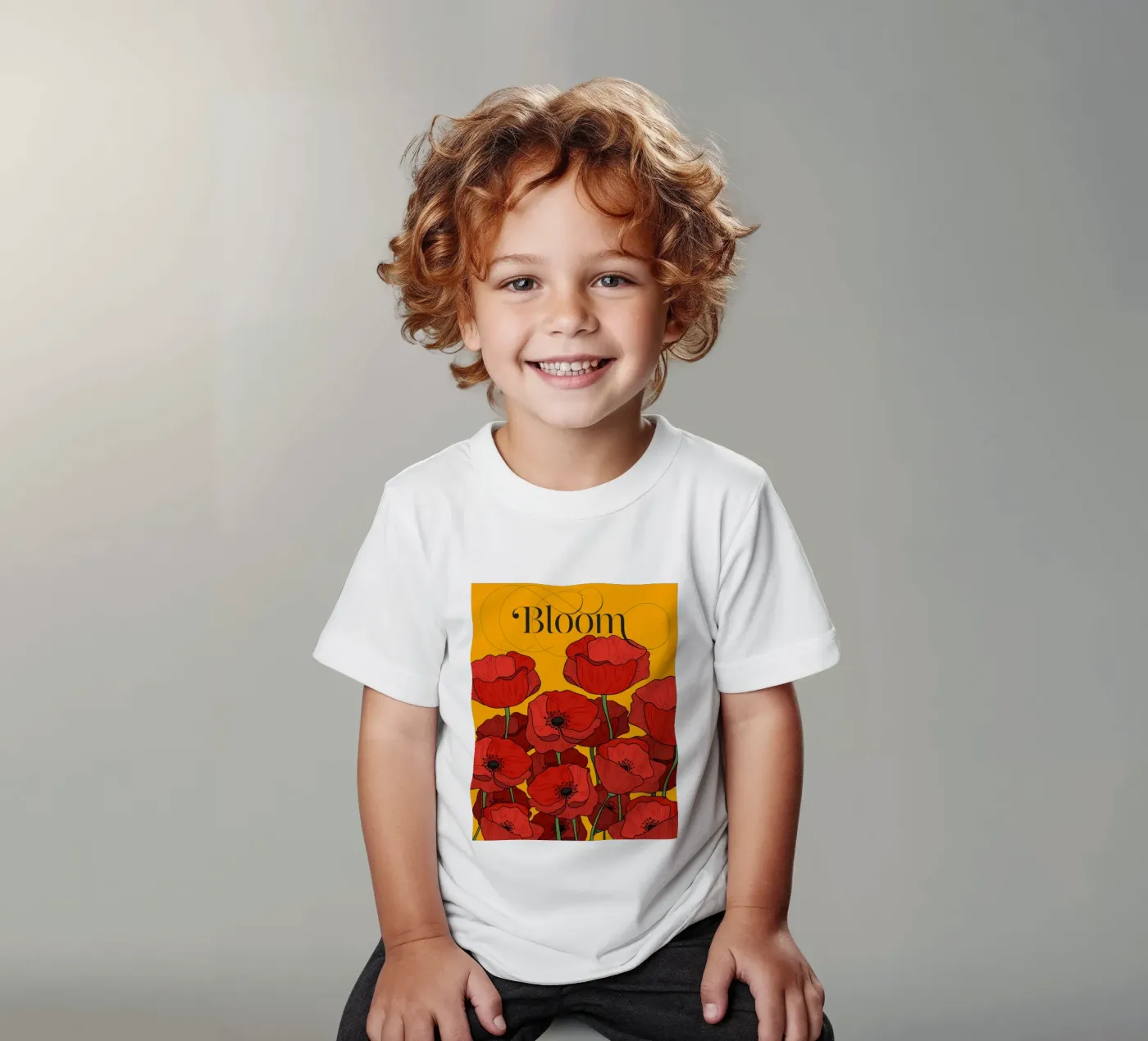 Bloom t-shirt bambini da DesigndN