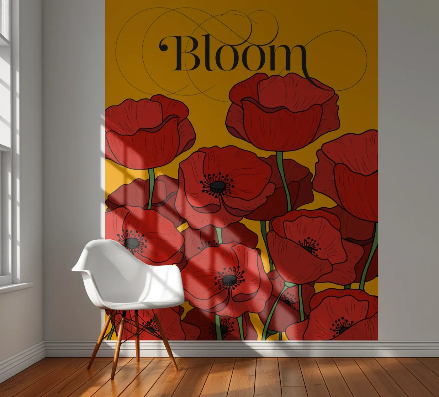 Bloom fotobehang van DesigndN