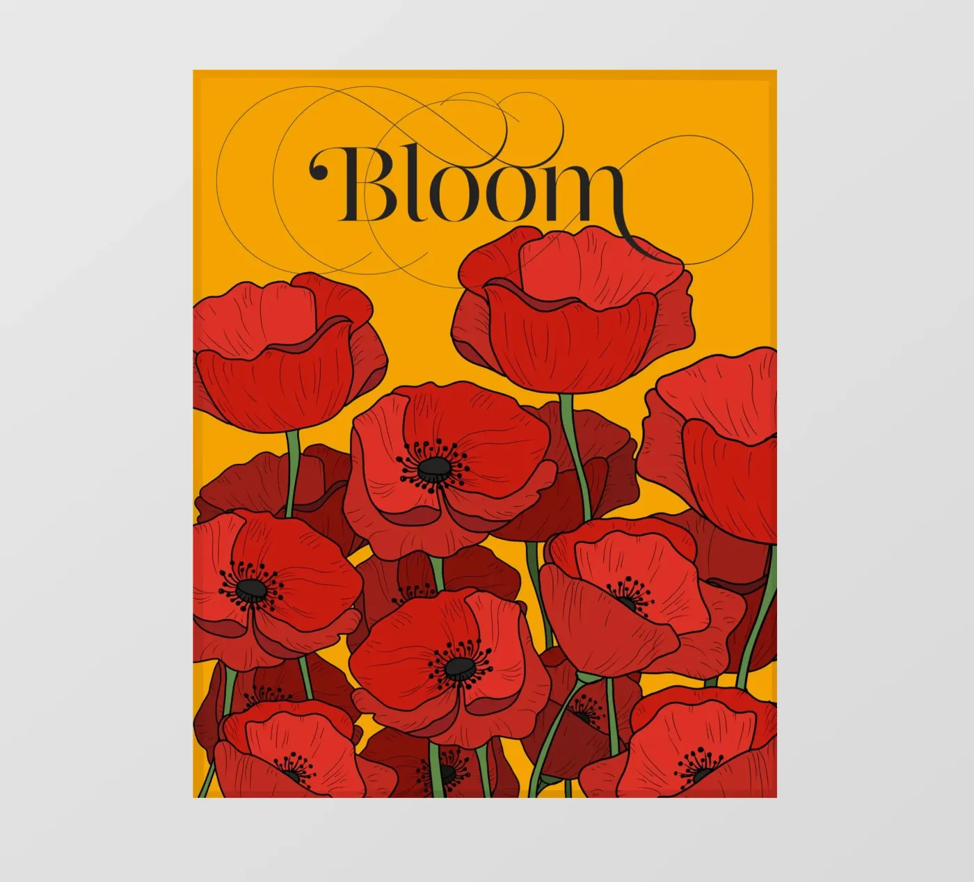 Bloom fotobehang van DesigndN