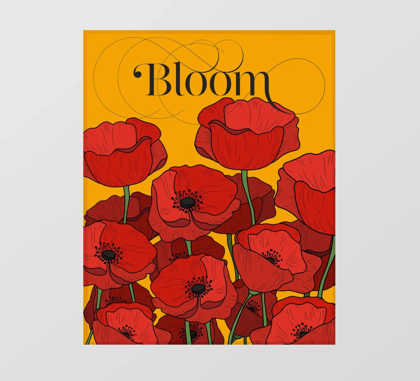 Bloom fotobehang van DesigndN