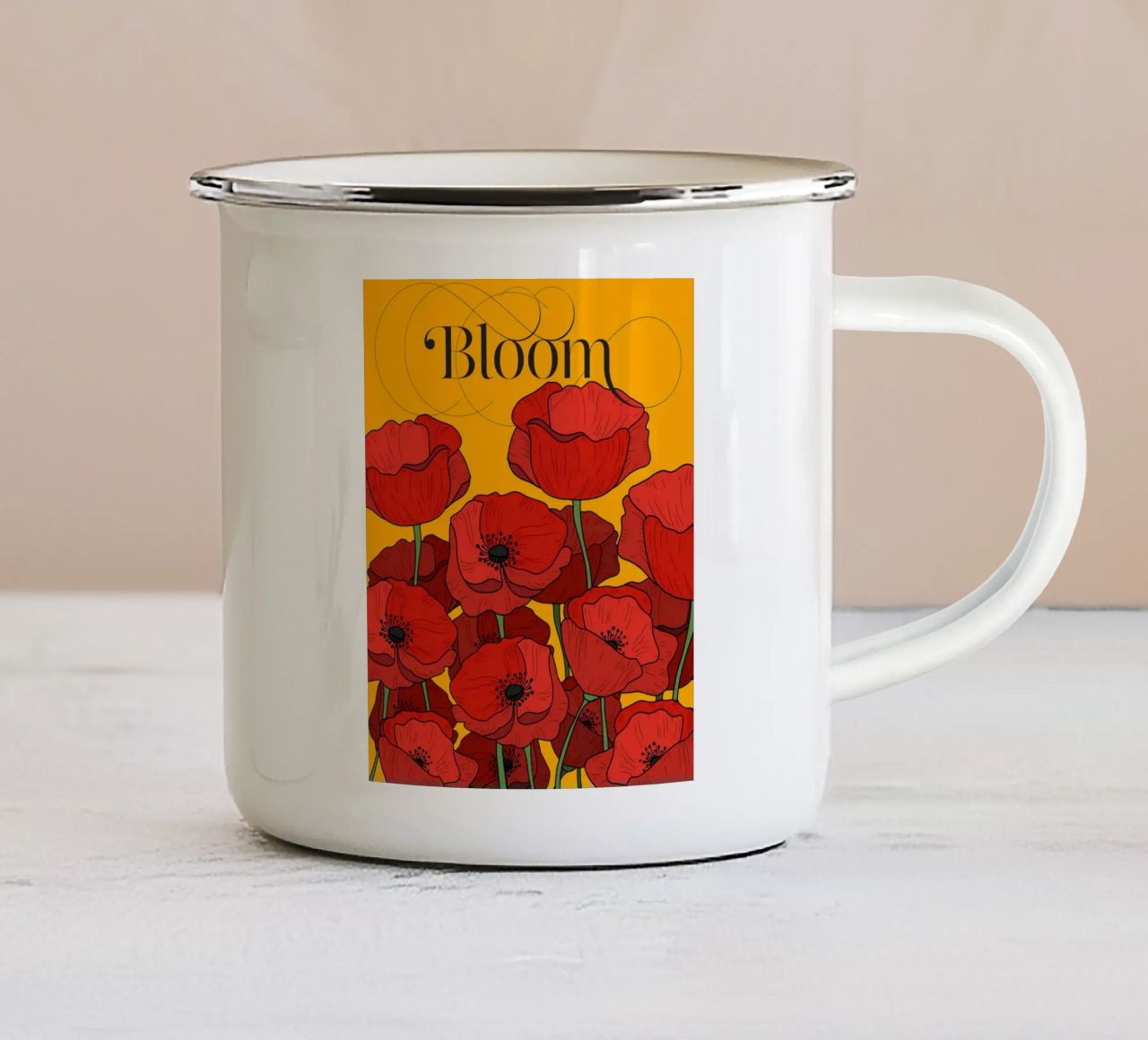 Bloom tazza in smalto da designdn