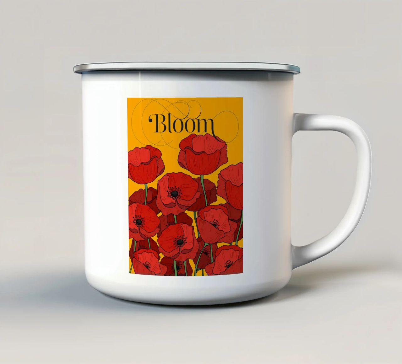 Bloom tazza in smalto da designdn