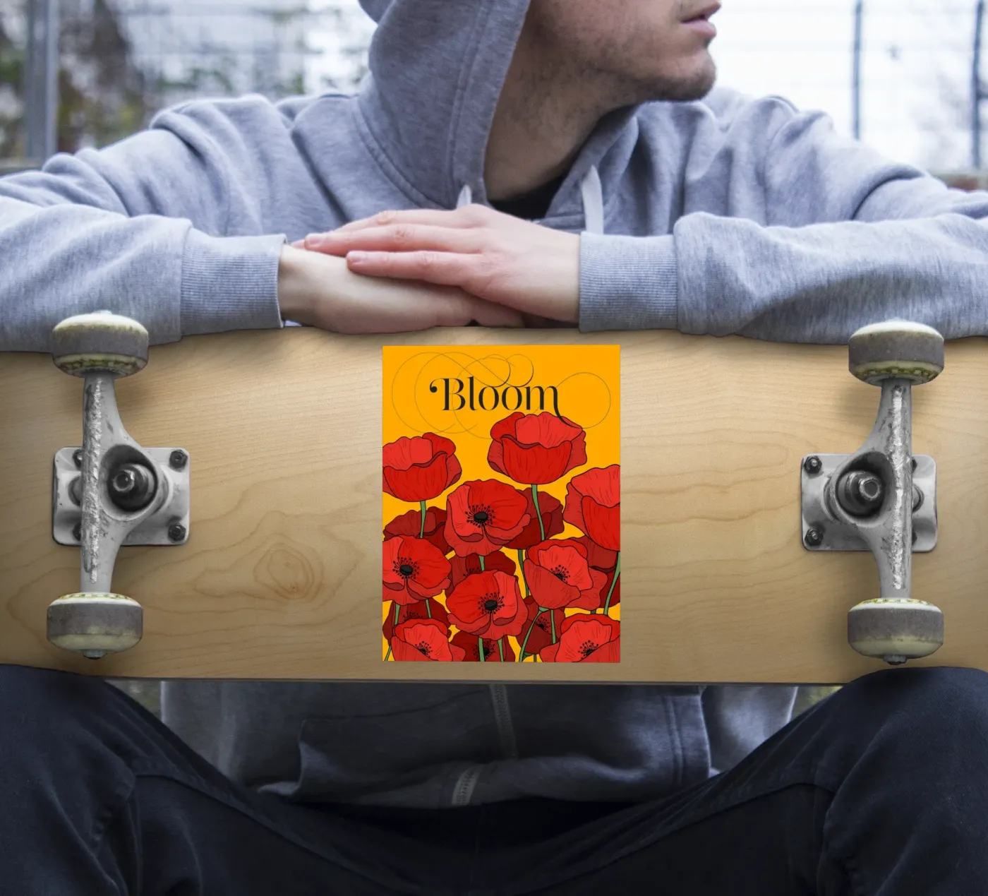 Bloom sticker van DesigndN