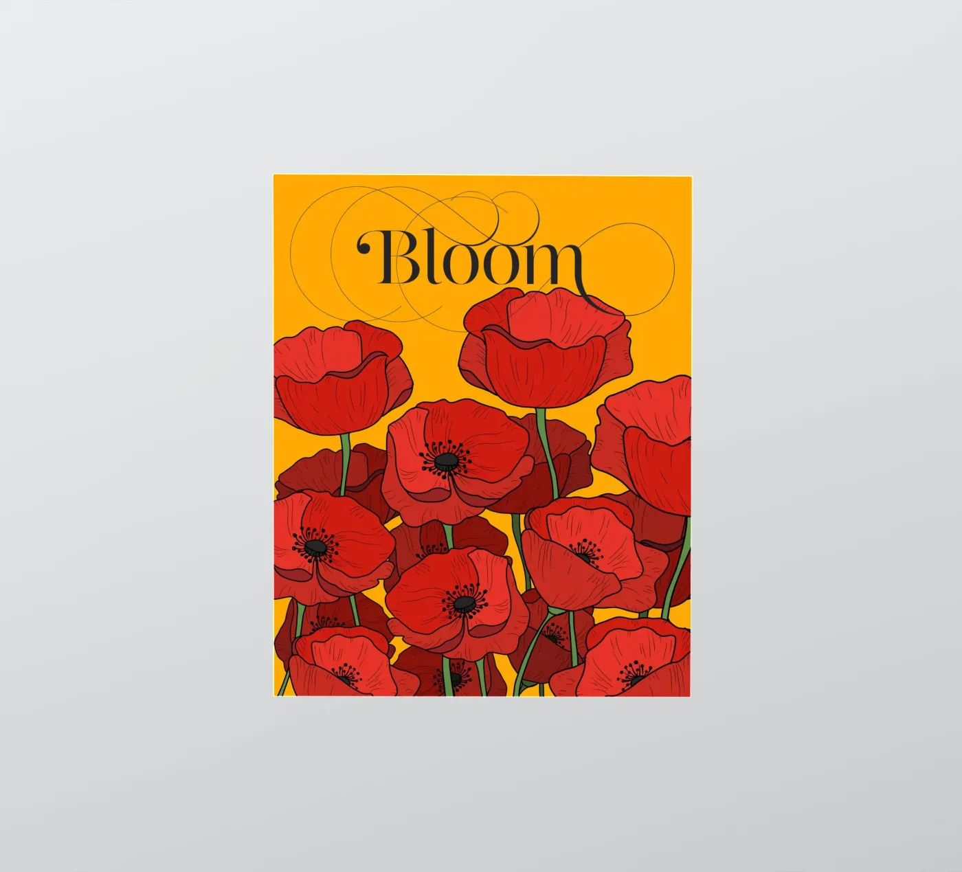 Bloom sticker van DesigndN