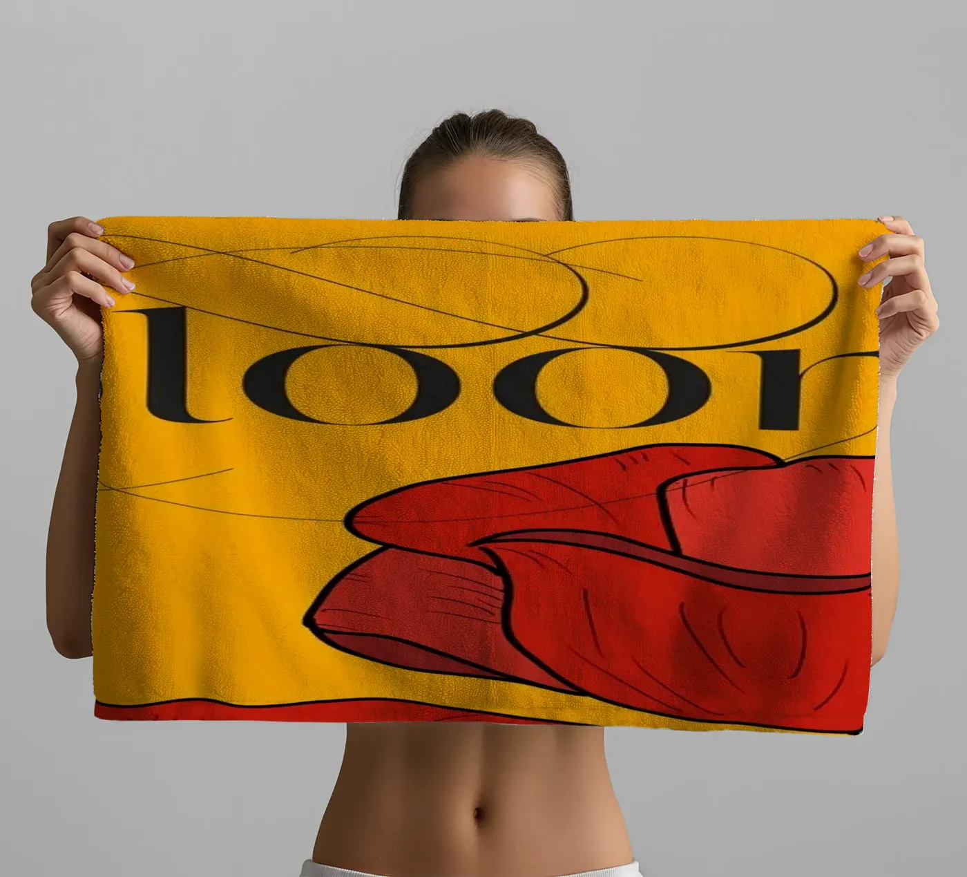 Bloom badhanddoek van DesigndN