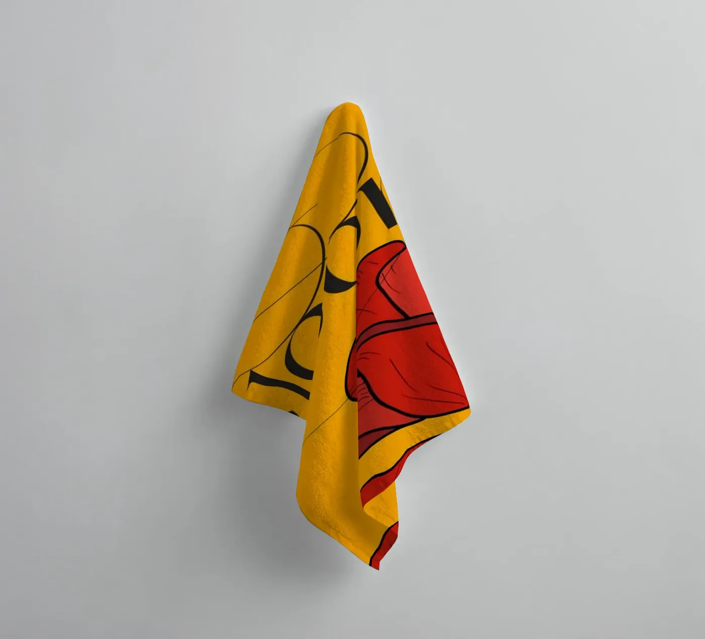 Bloom badhanddoek van DesigndN