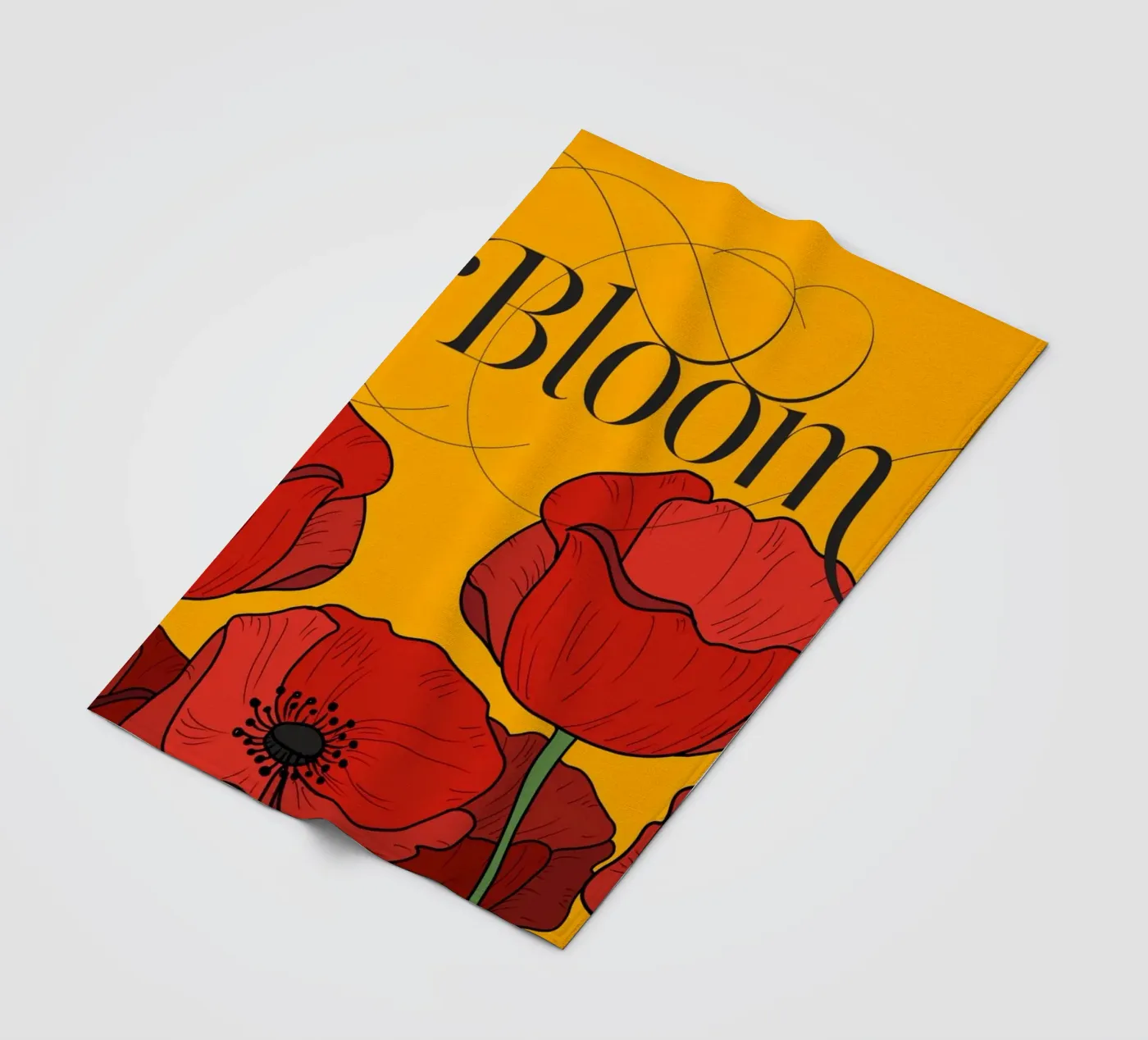 Bloom fleece blanket by DesigndN