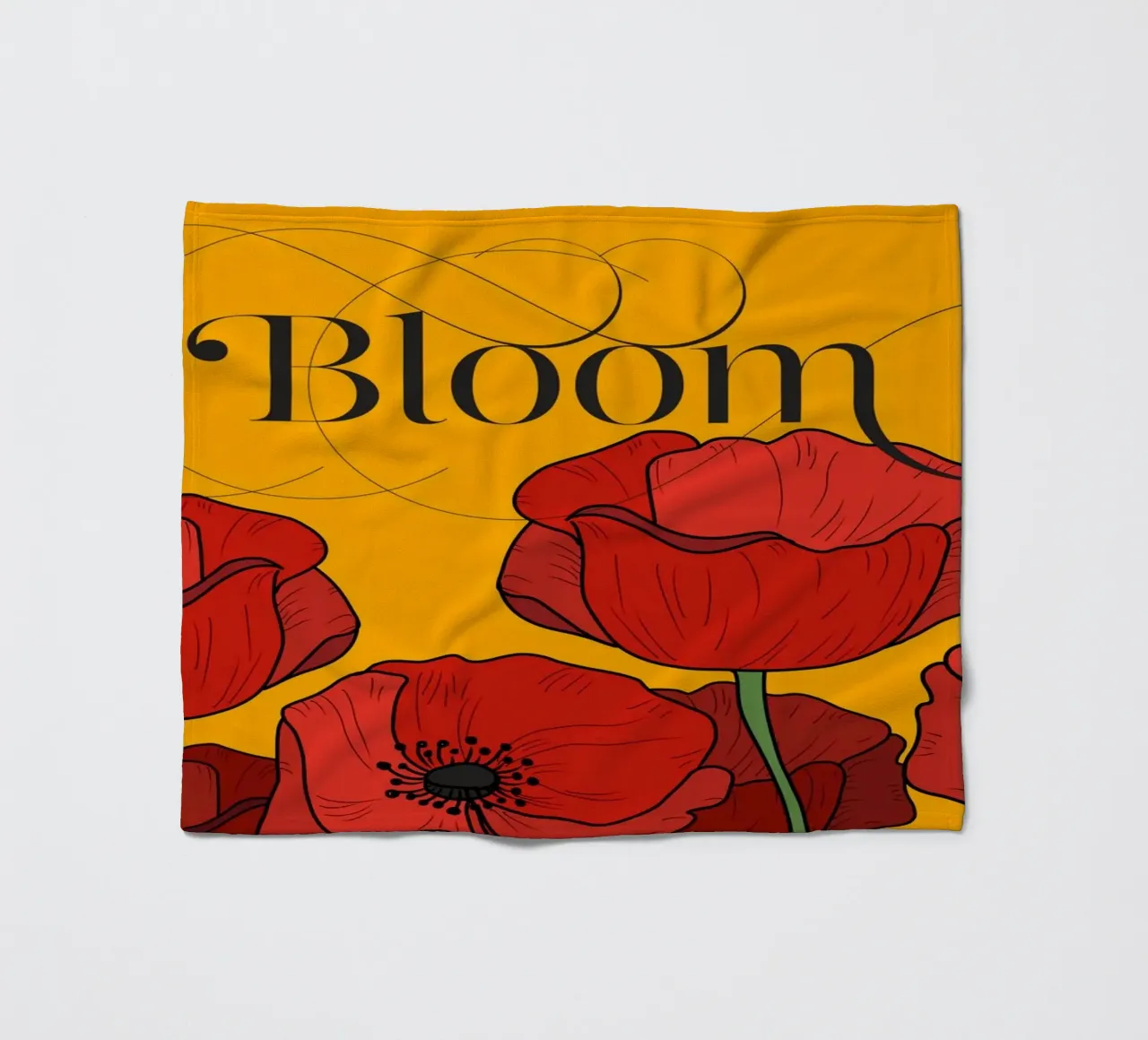 Bloom manta de franela de designdn