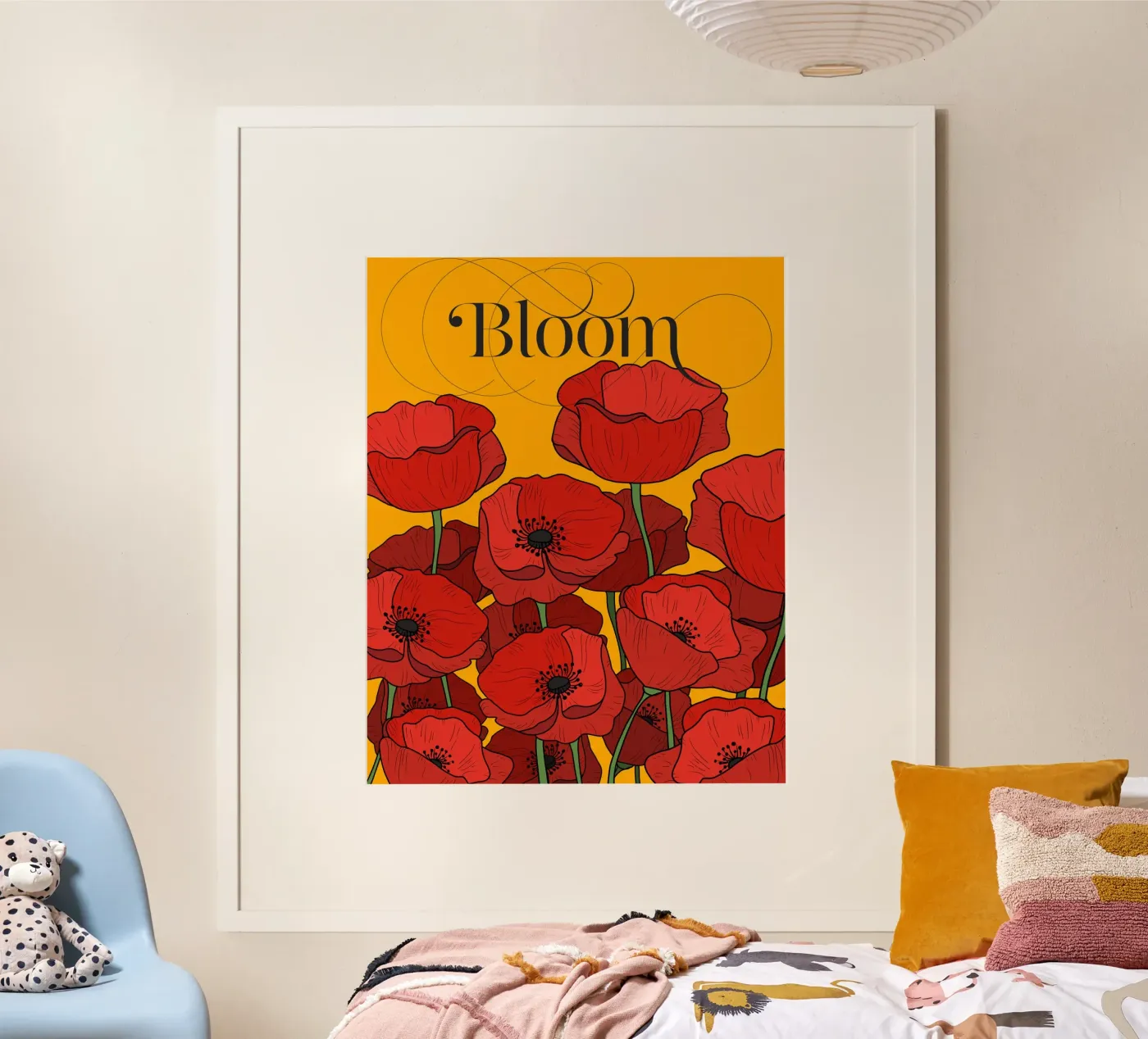 Bloom poster van DesigndN