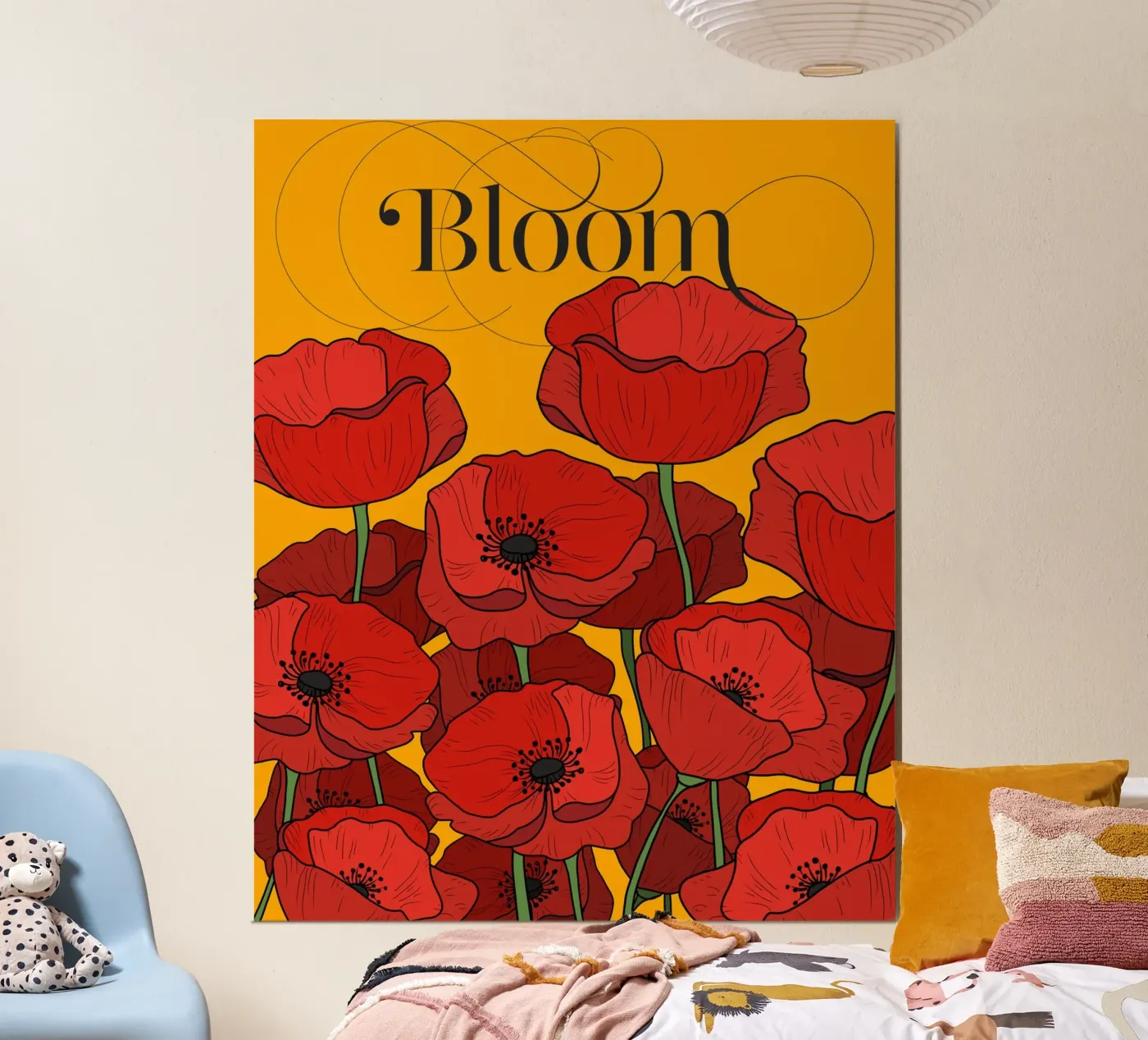 Bloom poster van DesigndN
