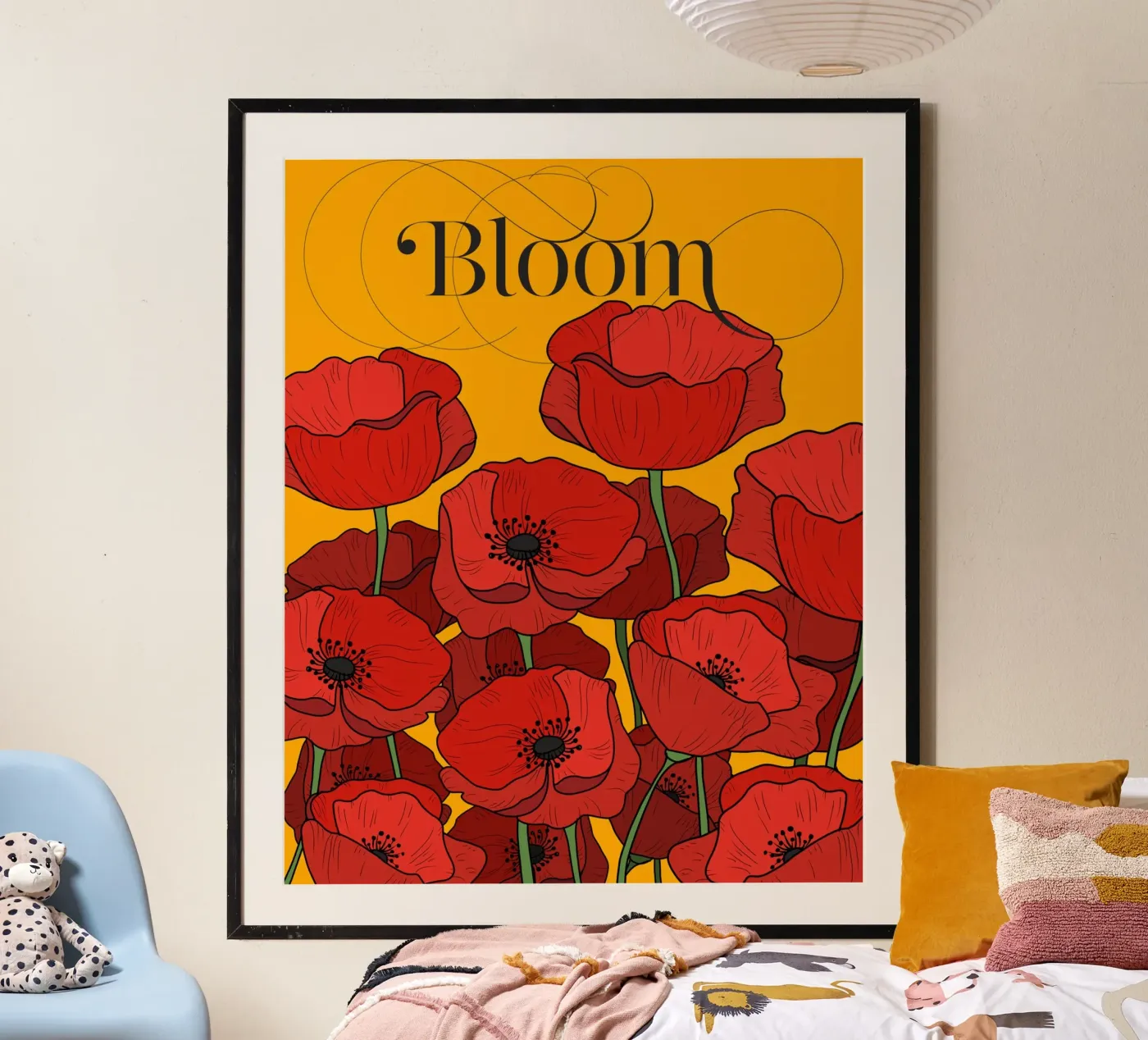Bloom poster van DesigndN