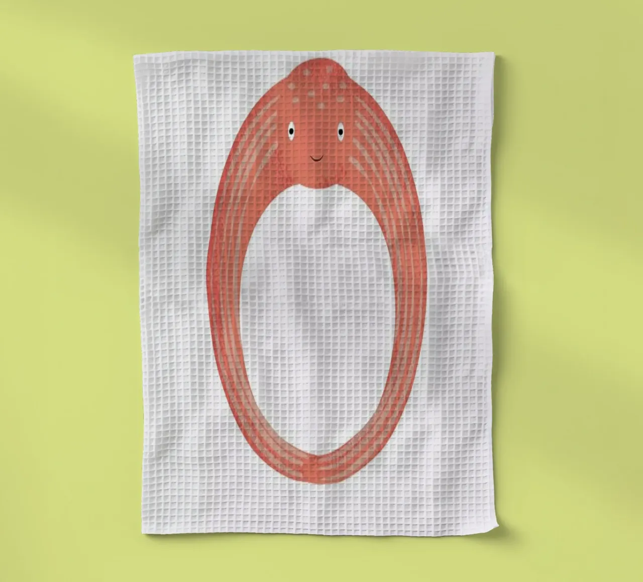 O for Octopus canovaccio da cucina da Little Flourishes