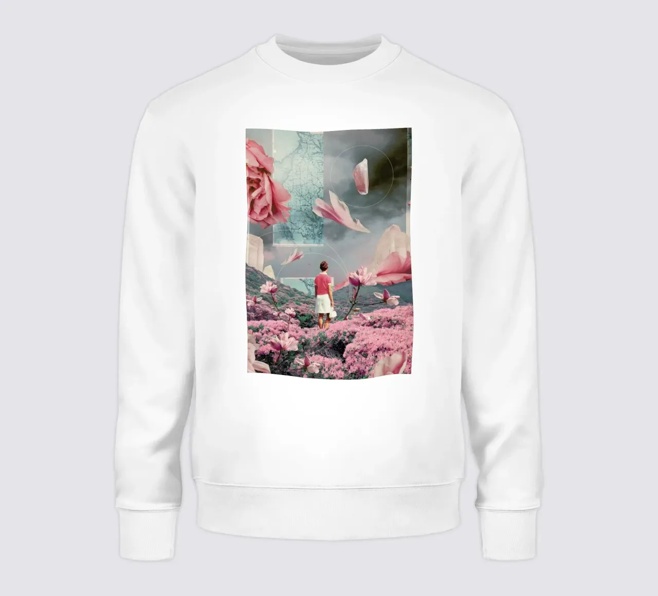 Trying To Accept The Distance Sweatshirt von Frank Moth