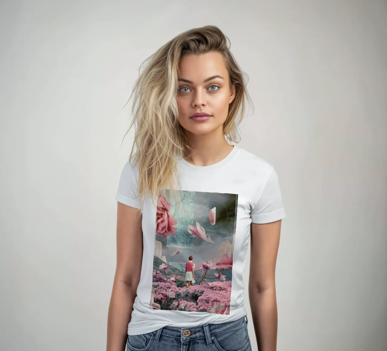 Trying To Accept The Distance t-shirt da donna da Frank Moth