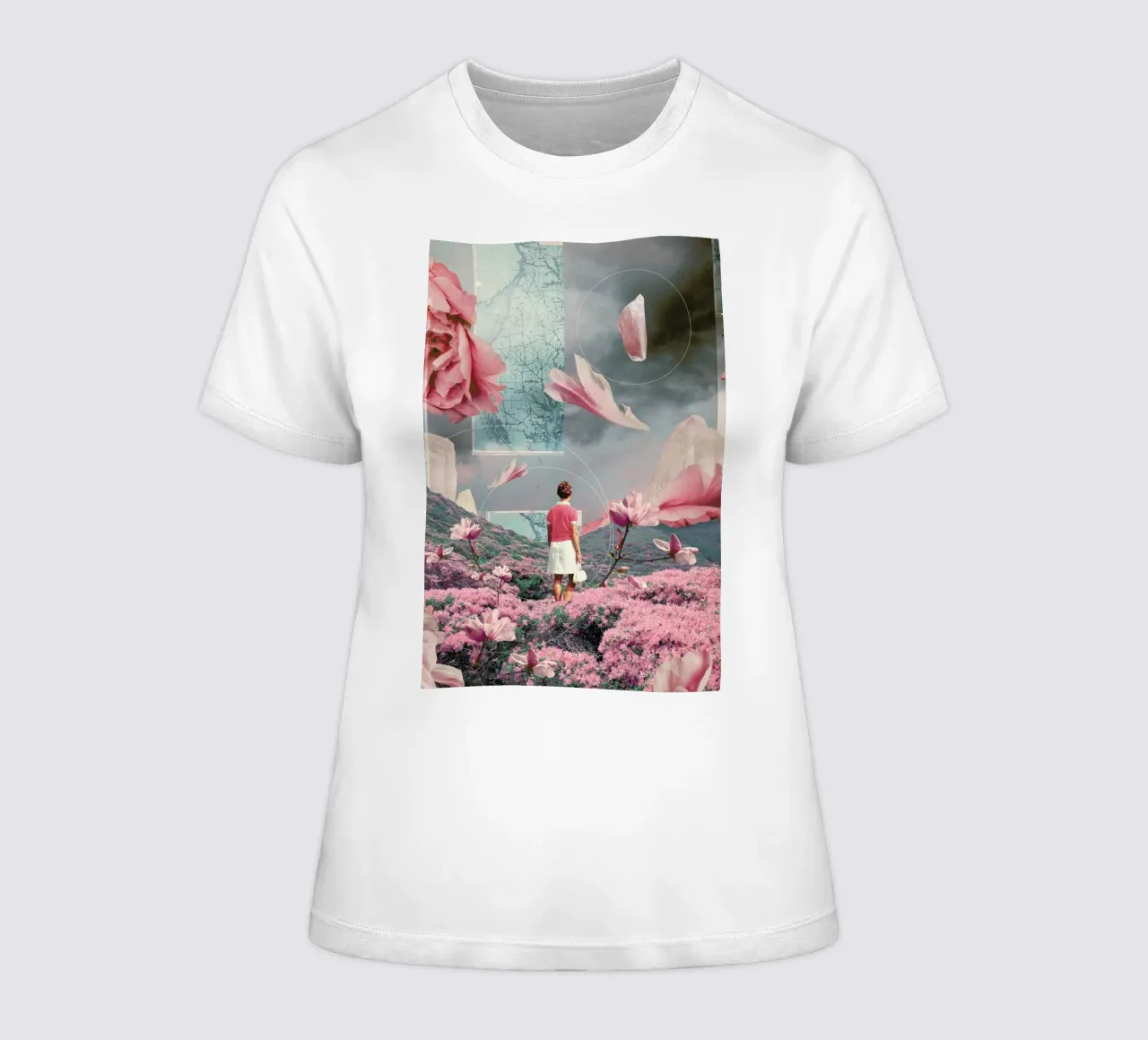 Trying To Accept The Distance t-shirt da donna da Frank Moth